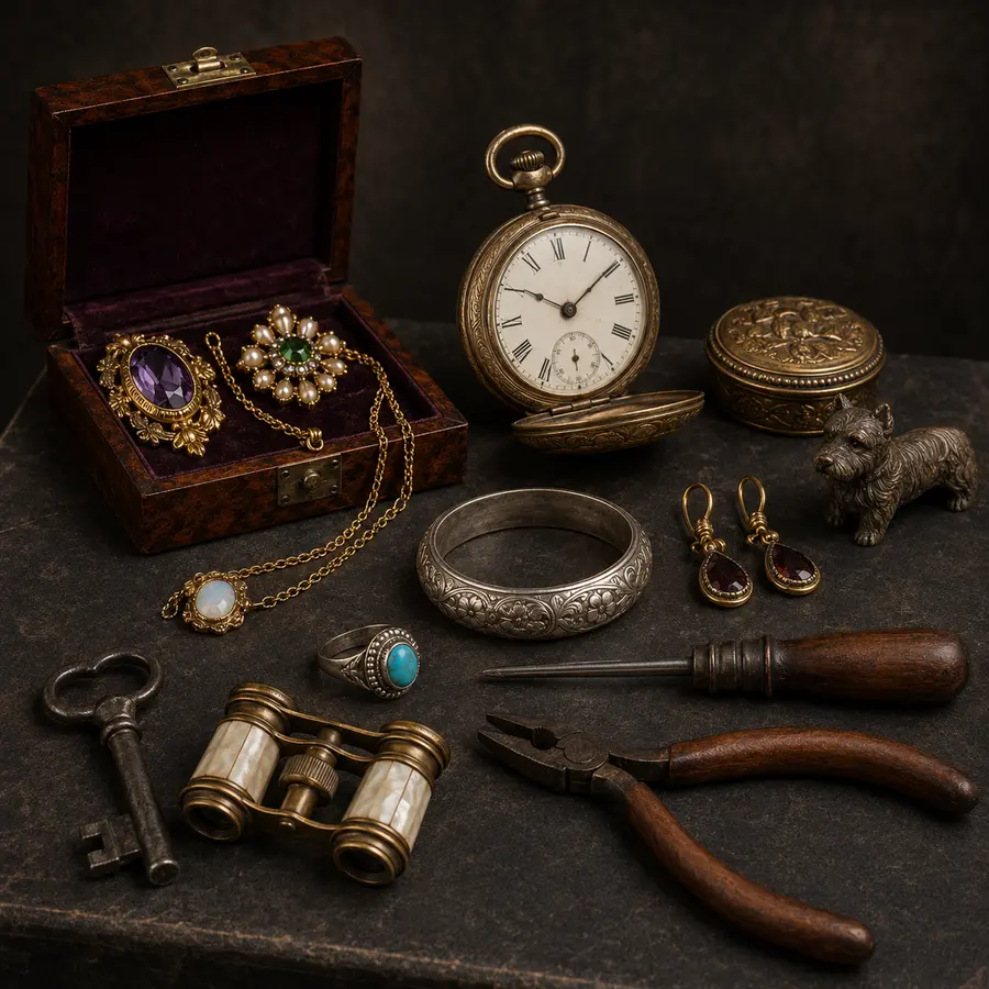 Bijoux et objets vintage