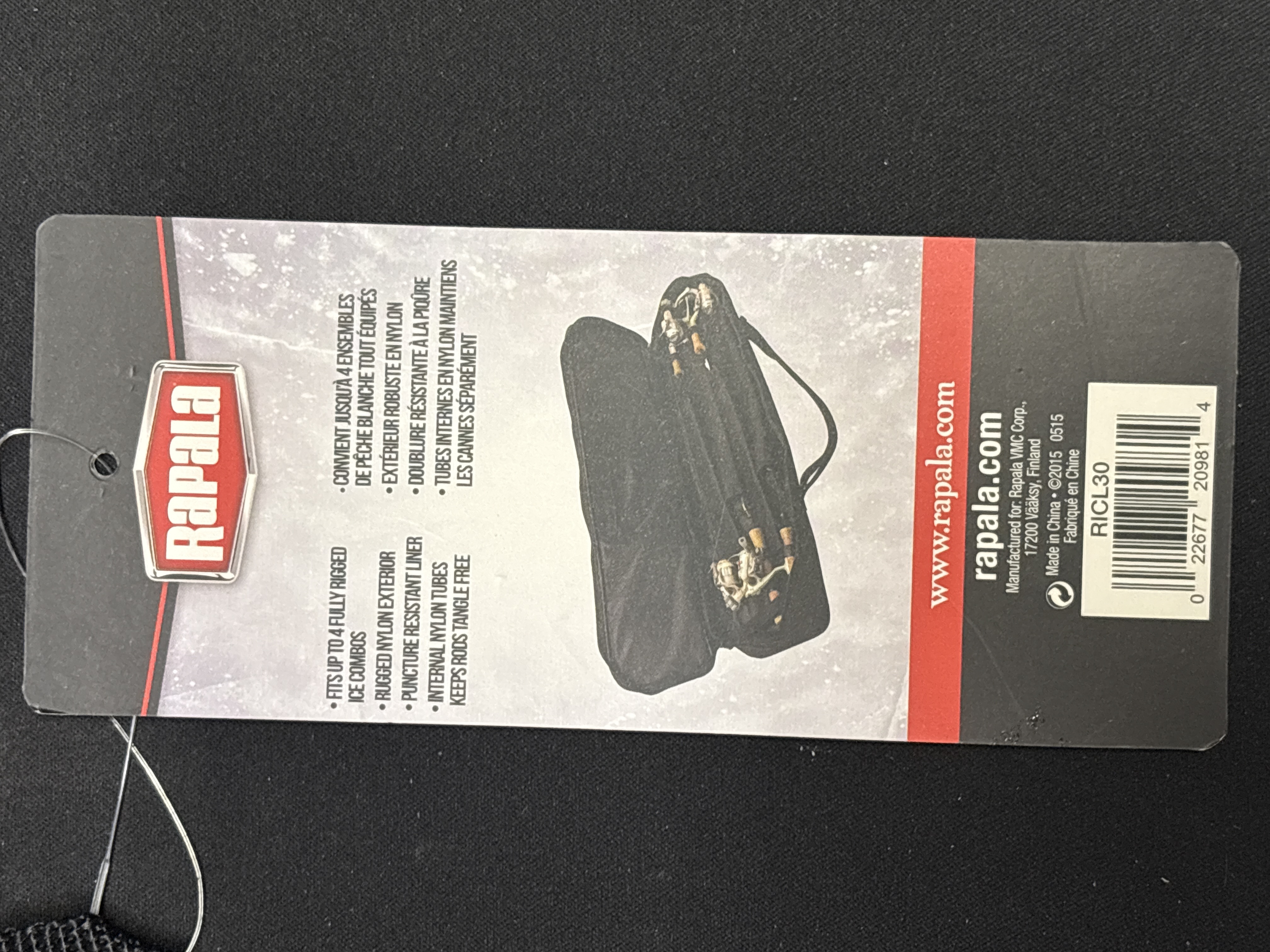 LOT 2026-978 — Étui de transport Rapala Ice Combo Locker 24–30 po, modèle RICL30, conçu pour… — photo 1