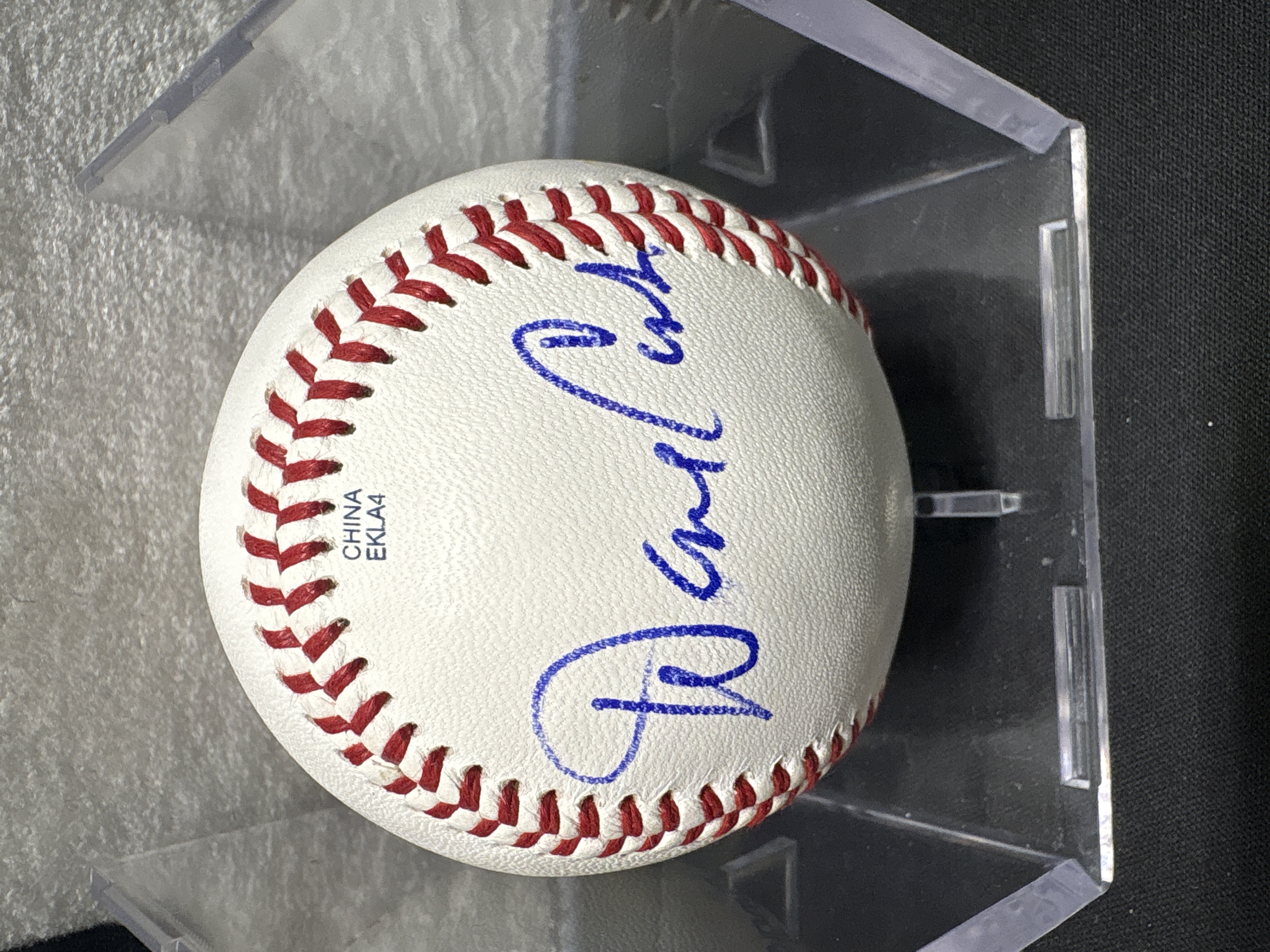 LOT 2026-979 — Balle de baseball Rawlings Official League RB11, en cuir véritable, 5 oz et 9… — photo 1