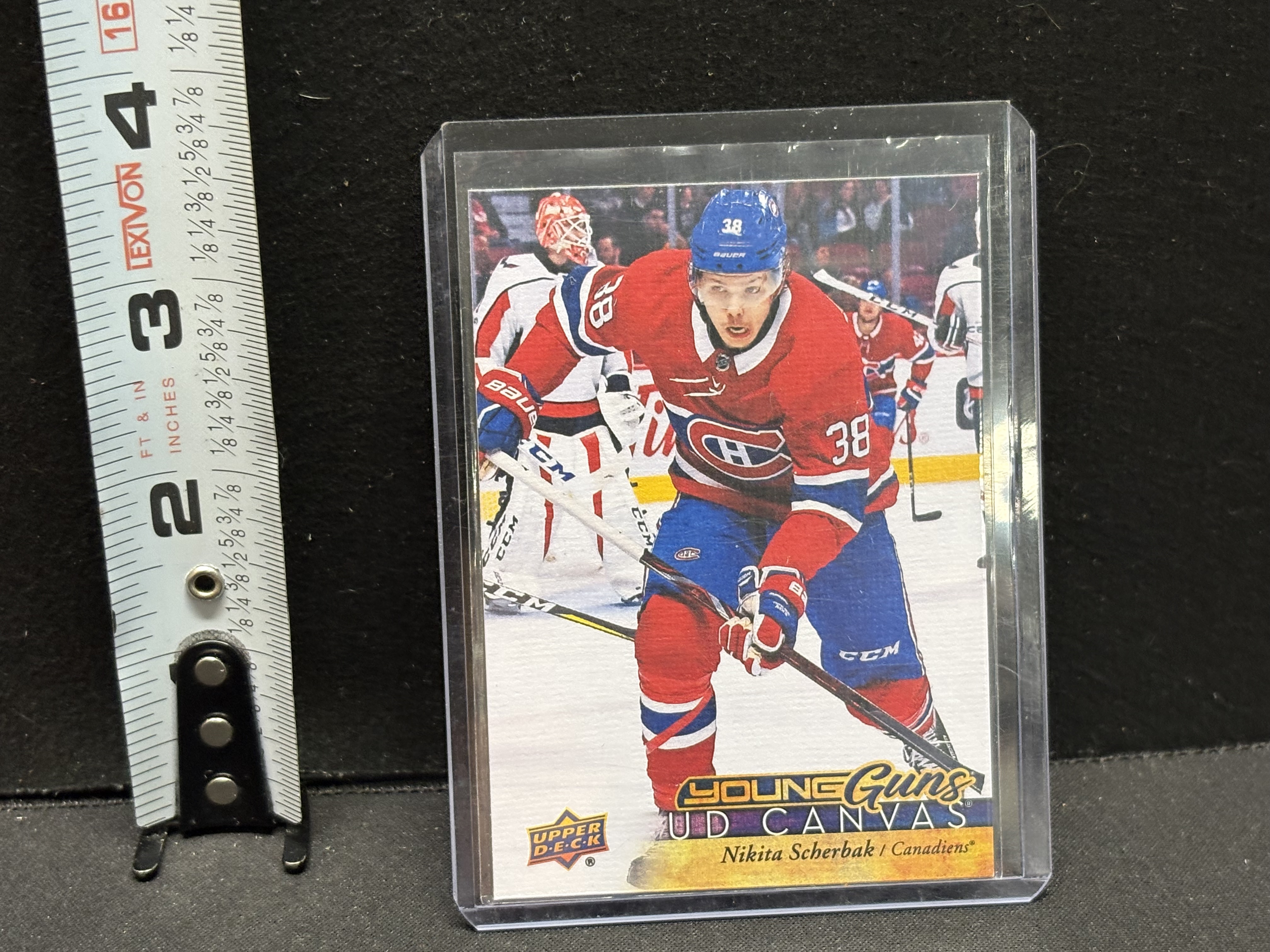 LOT 2026-122 — Carte de hockey Upper Deck – Young Guns UD Canvas de Nikita Scherbak, avec les… — photo 1