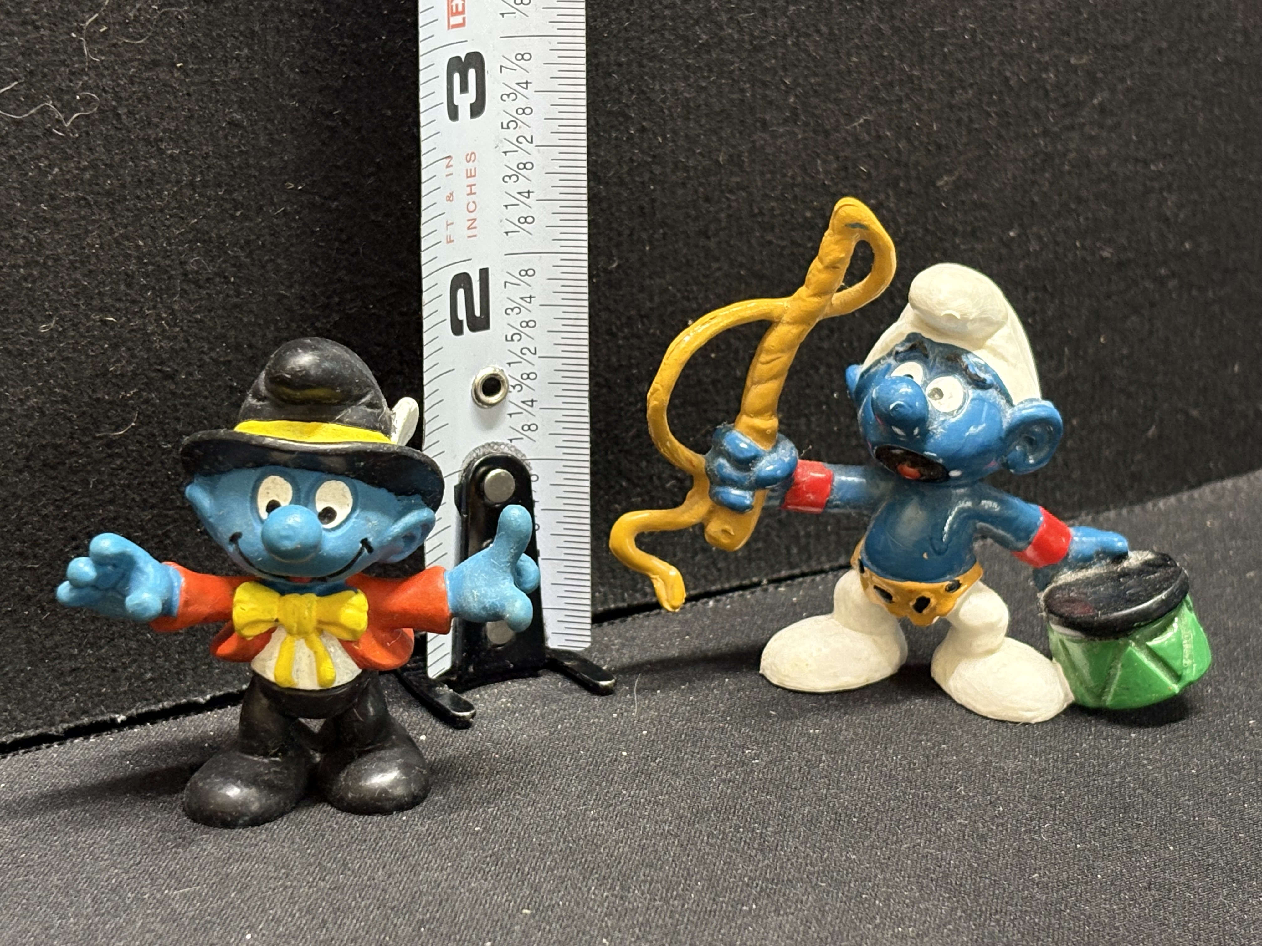 LOT 2026-142 — Ensemble de 2 figurines anciennes des Schtroumpfs — photo 1