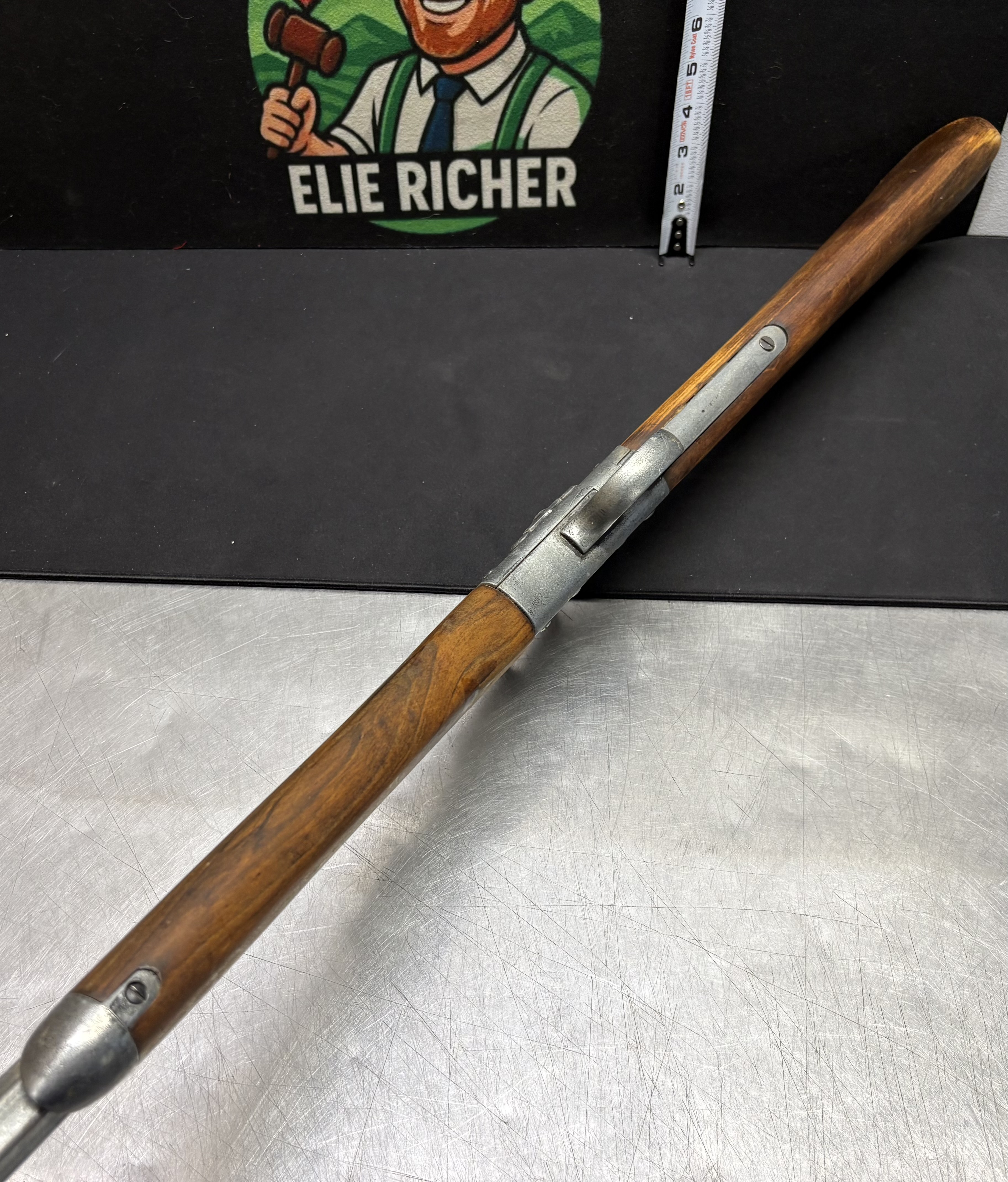 LOT 2026-144 — Réplique décorative d’une arme ancienne de style fusil du XIXe siècle, avec… — photo 5