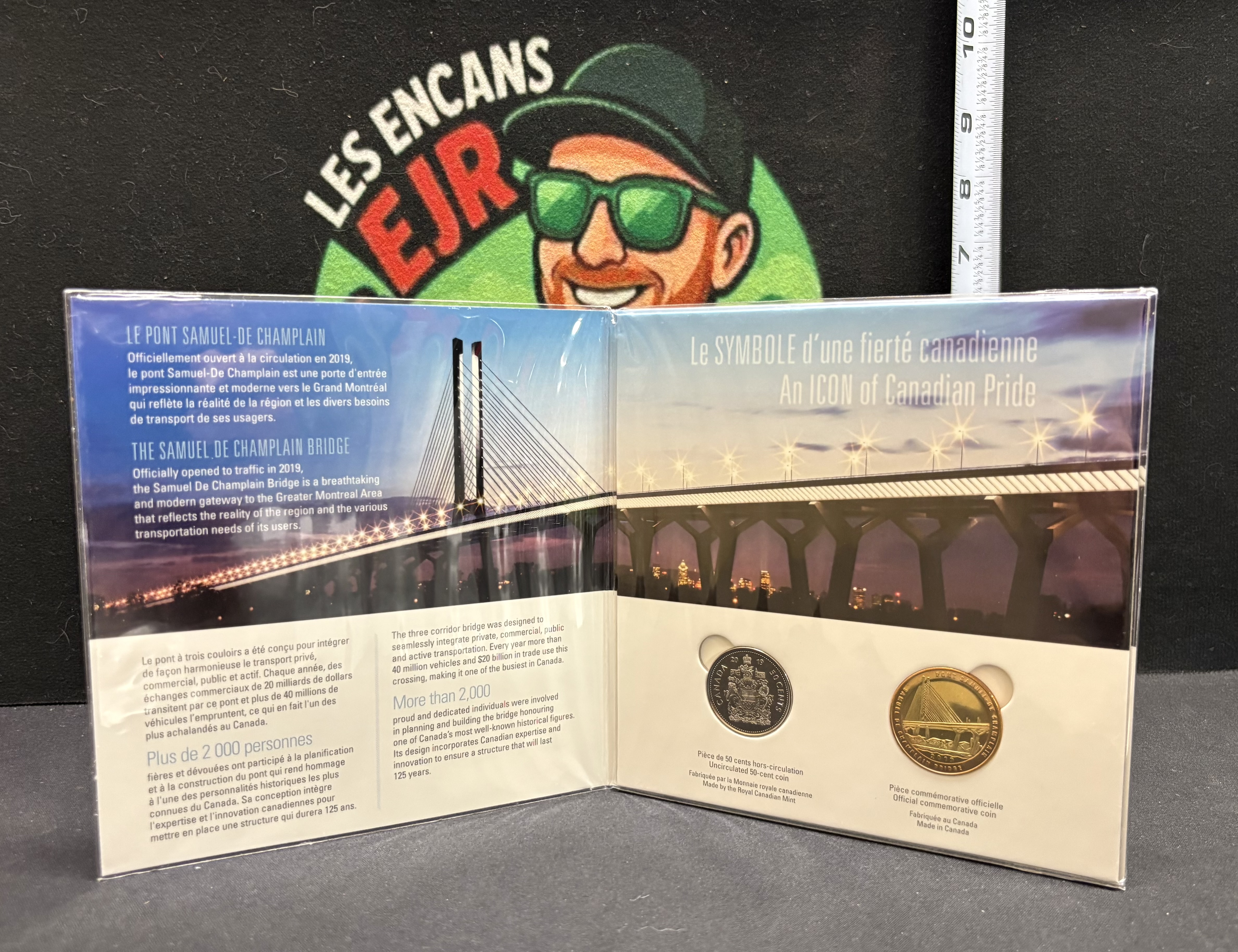 LOT 2026-148 — Ensemble hors-circulation édition spéciale 2019 – Pont Samuel-De Champlain… — photo 1