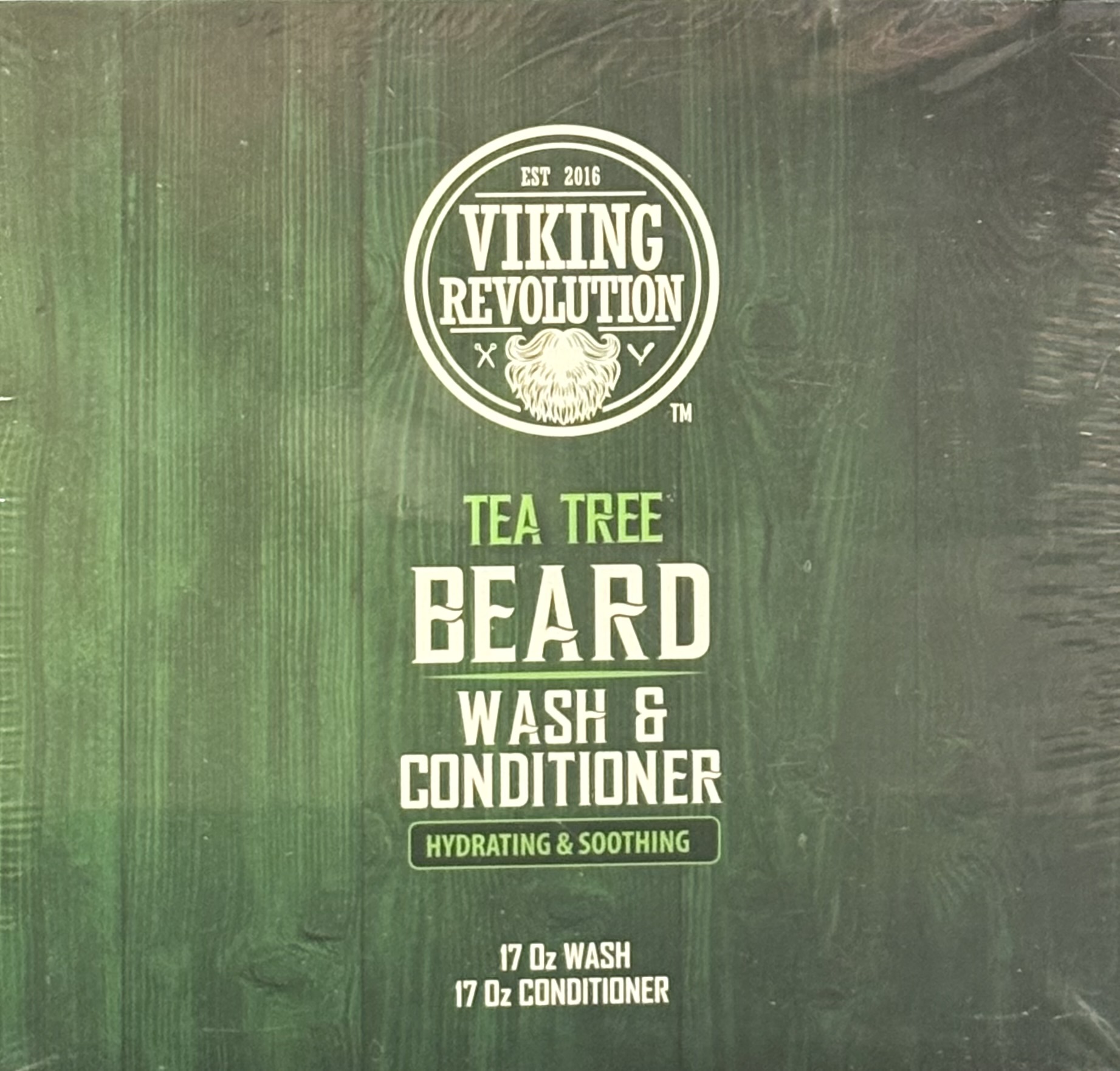 LOT 2026-153 — Ensemble Viking Revolution – Tea Tree Beard Wash & Conditioner, conçu pour… — photo 1
