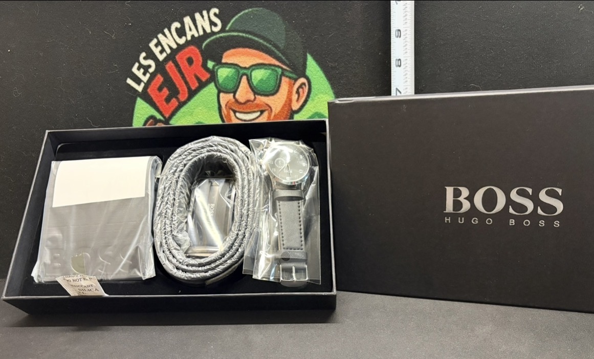 LOT 2026-154 — Coffret cadeau BOSS Hugo Boss pour homme, présenté dans une boîte noire… — photo 1