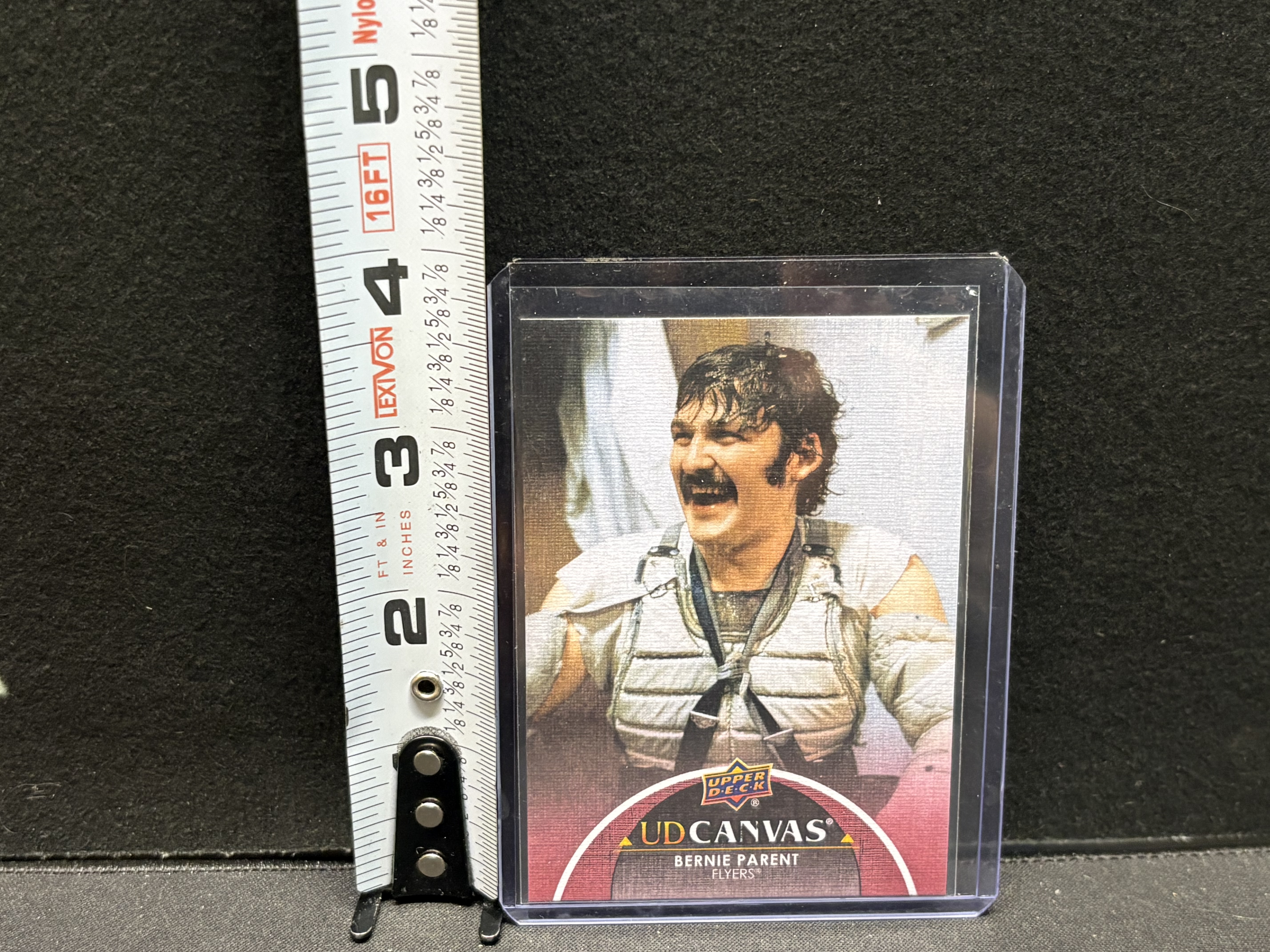 LOT 2026-158 — Carte de hockey Bernie Parent – Philadelphia Flyers – Upper Deck UD Canvas — photo 1