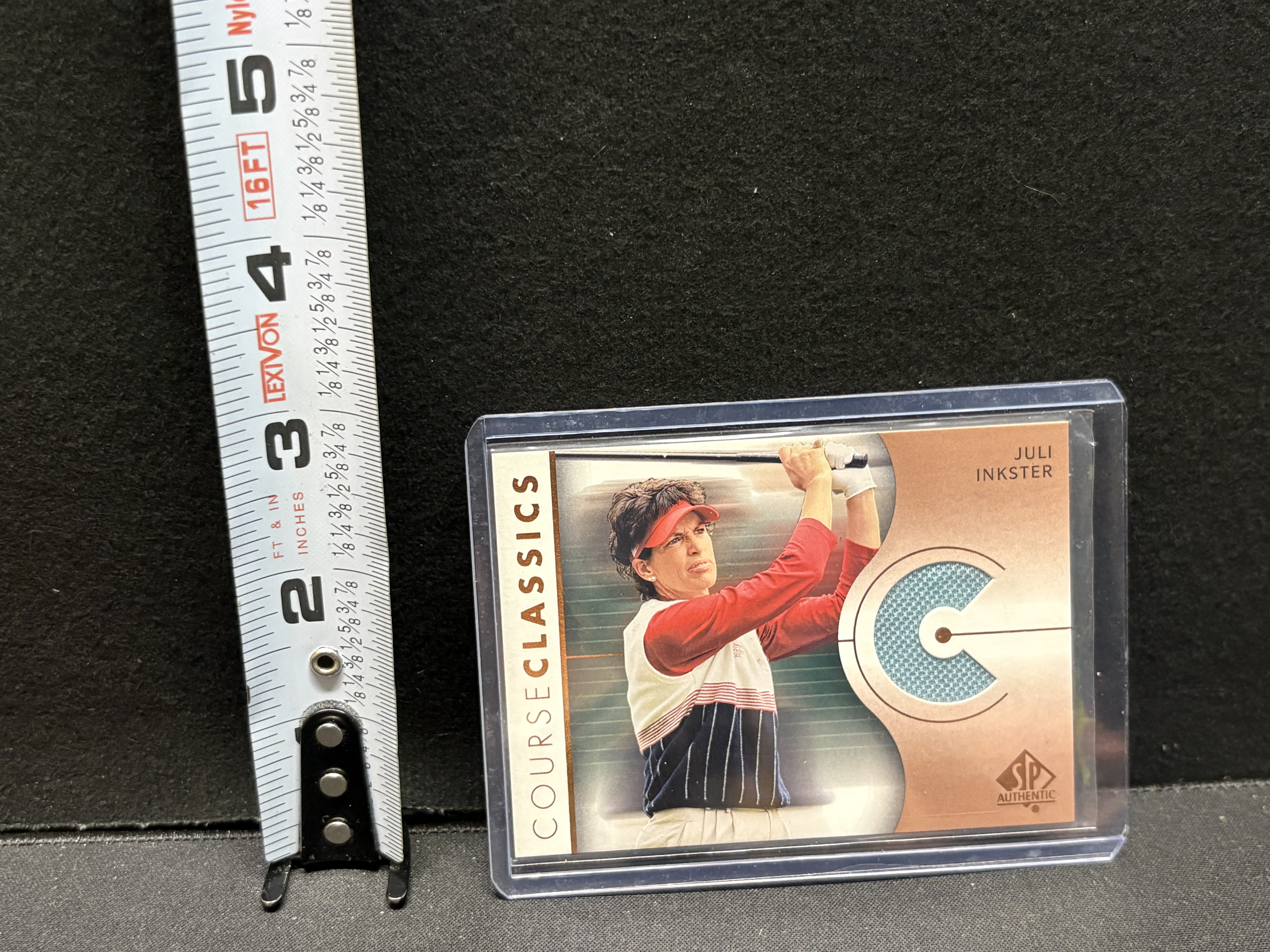 LOT 2026-167 — Carte de golf Juli Inkster – Course Classics – SP Authentic — photo 1