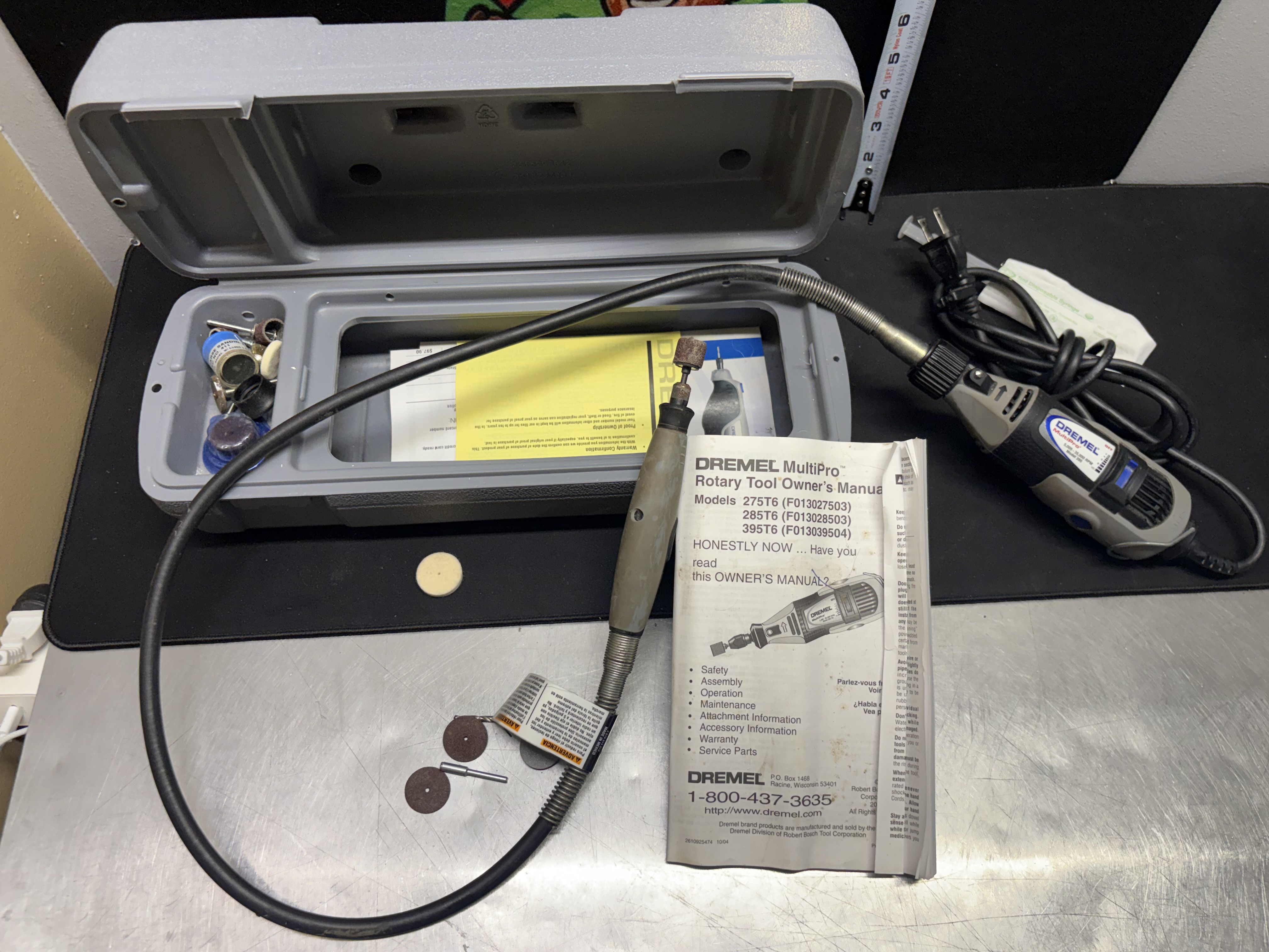 LOT 2026-173 — Outil rotatif Dremel MultiPro avec arbre flexible et accessoires — photo 1