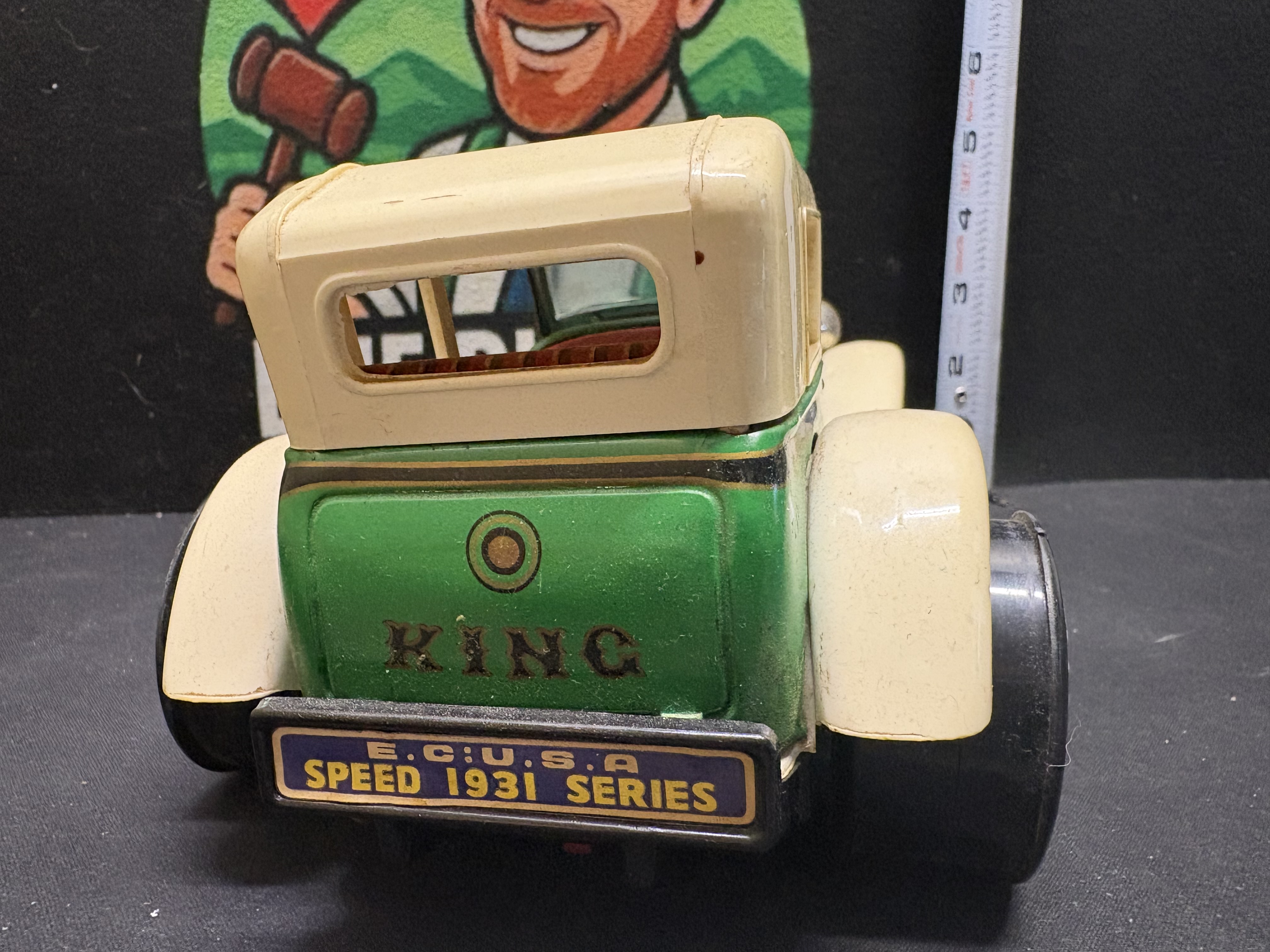 LOT 2026-180 — Voiture ancienne miniature / jouet vintage « KING » — photo 4