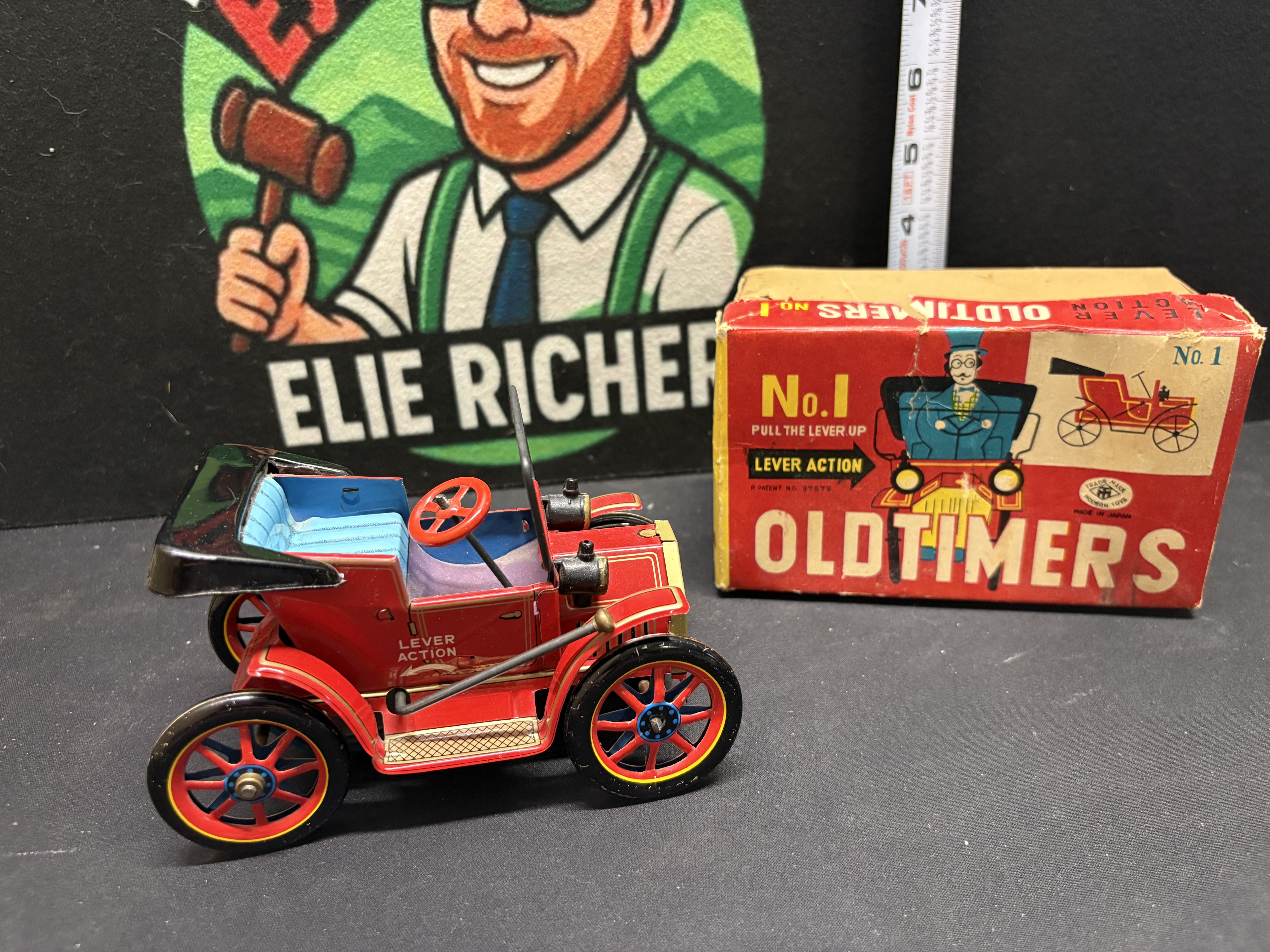 LOT 2026-182 — Voiture ancienne miniature en tôle – Oldtimers No — photo 1