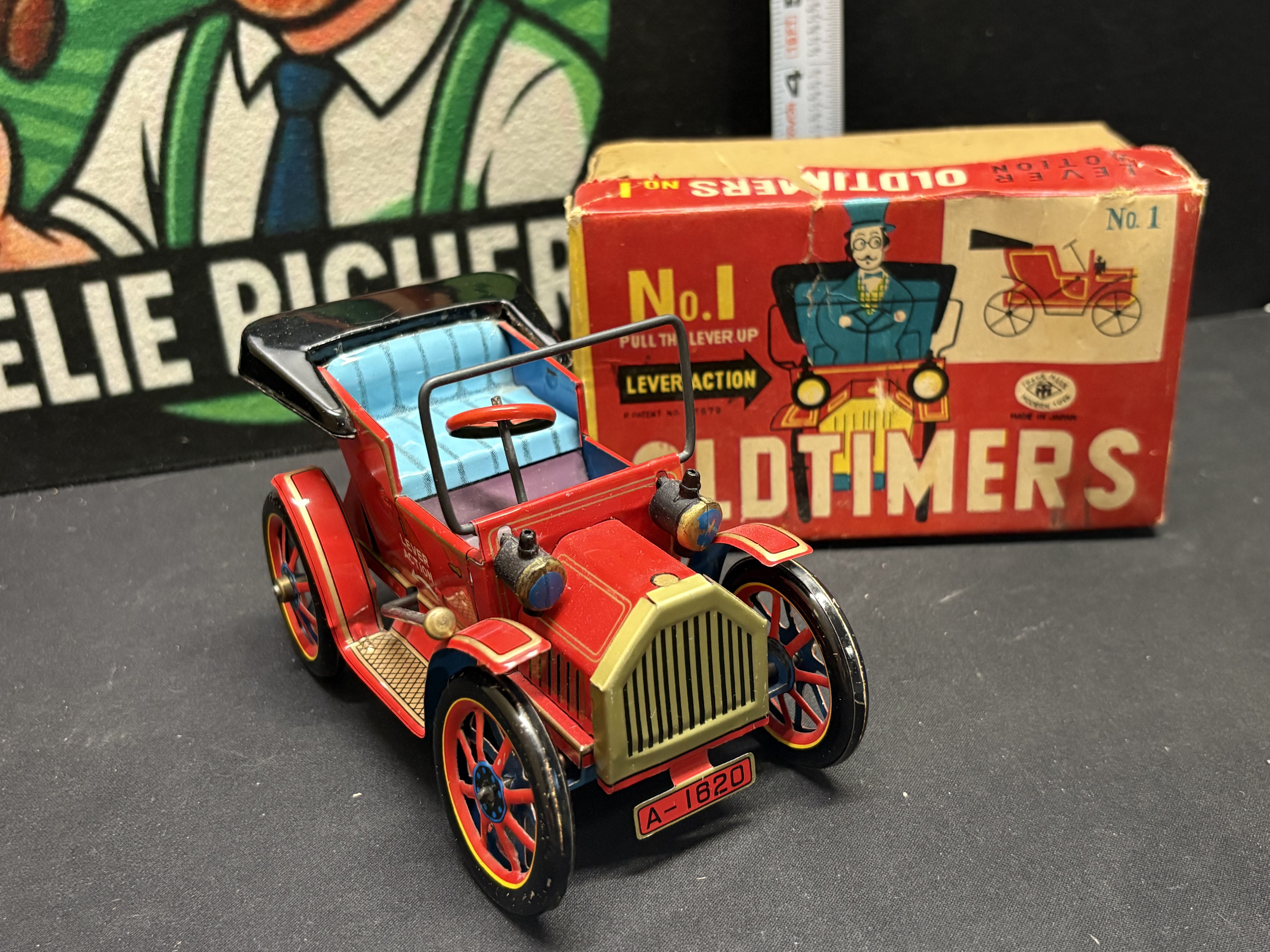 LOT 2026-182 — Voiture ancienne miniature en tôle – Oldtimers No — photo 4