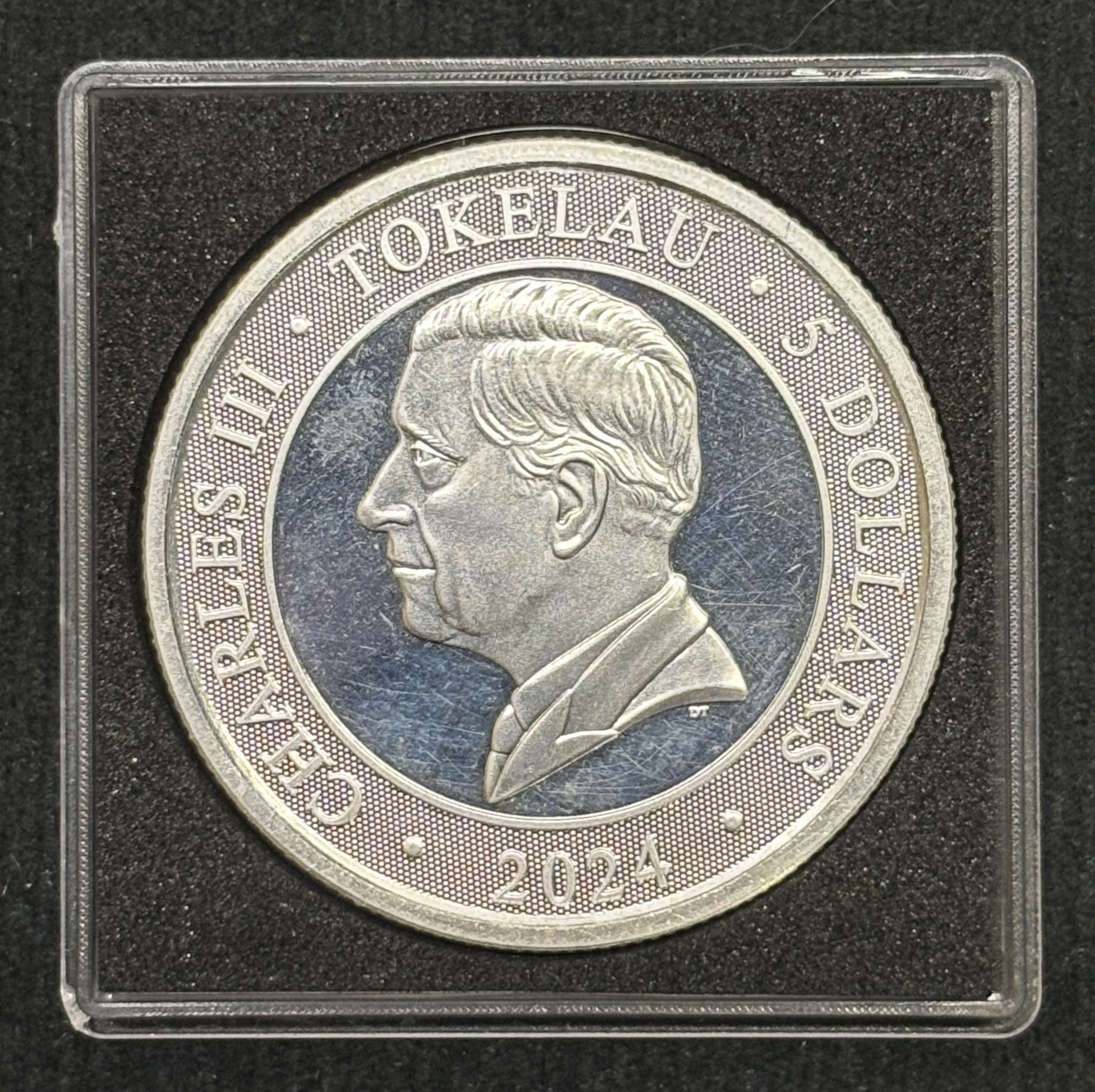 LOT 2026-019 — Pièce de collection Tokelau 2024 – 5 Dollars – 1 oz Argent fin .999 — photo 2