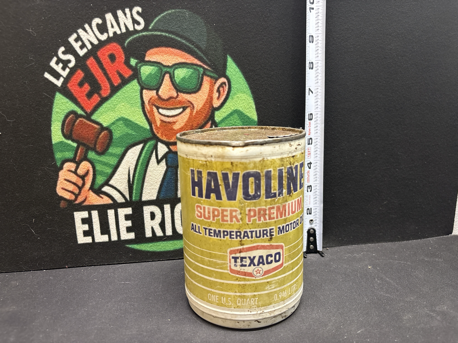 LOT 2026-189 — Ancienne canette d’huile moteur Havoline Super Premium – Texaco — photo 1