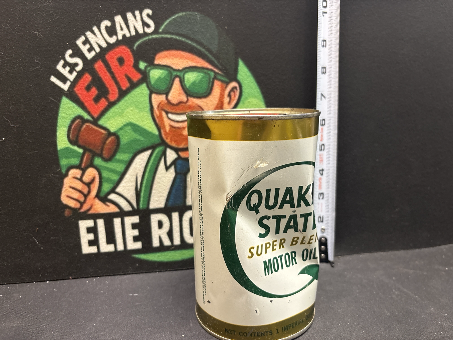 LOT 2026-190 — Ancienne canette d’huile moteur Quaker State Super Blend — photo 3