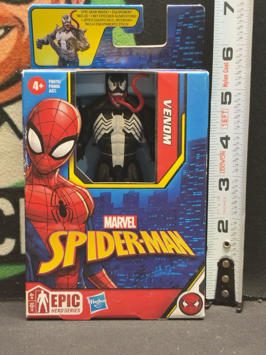 LOT 2026-195 — Figurine Marvel Spider-Man – Venom – Epic Hero Series – Hasbro — photo 1