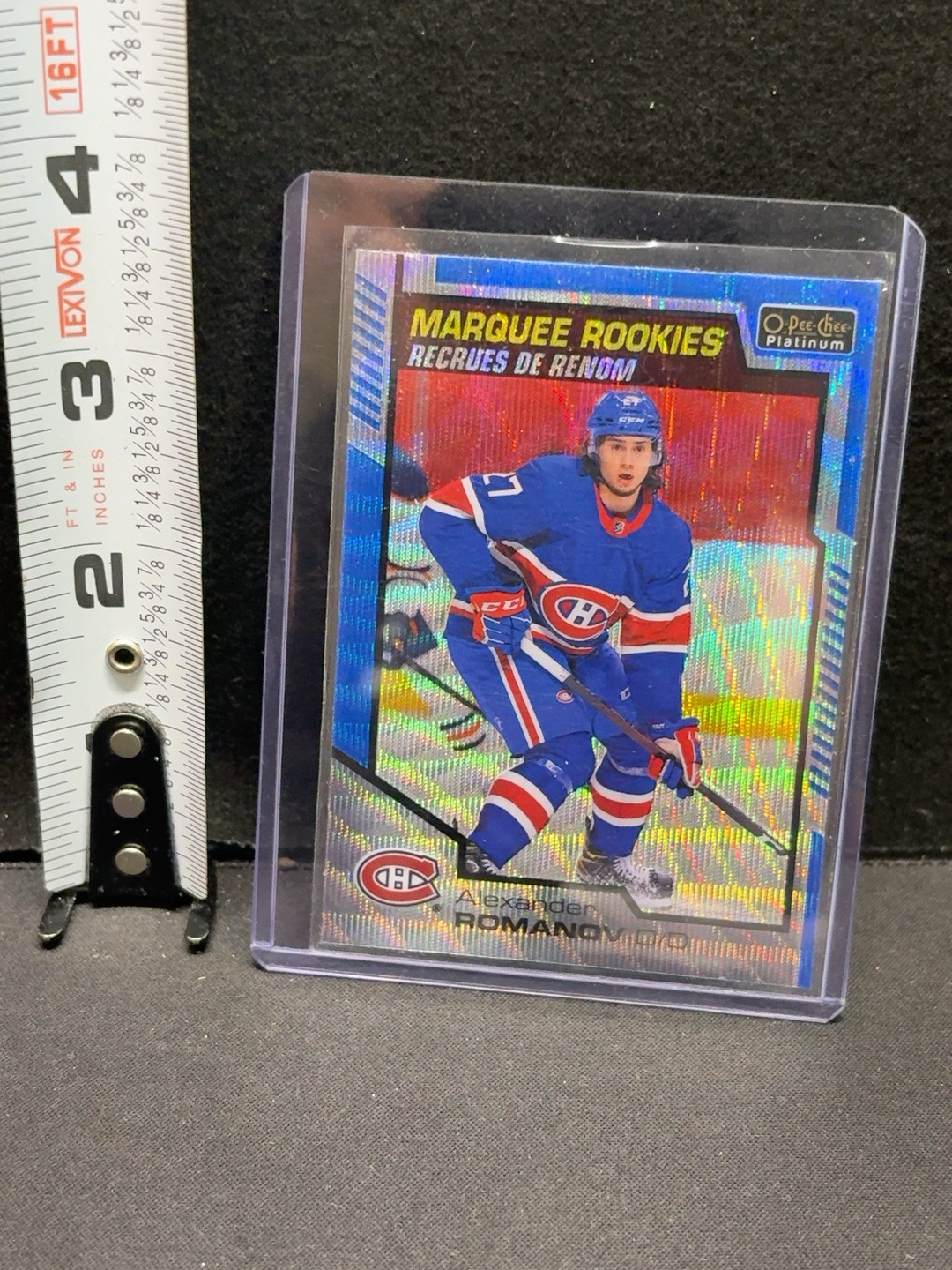 LOT 2026-214 — Carte recrue Alexei Romanov – O-Pee-Chee Platinum Marquee Rookies — photo 1