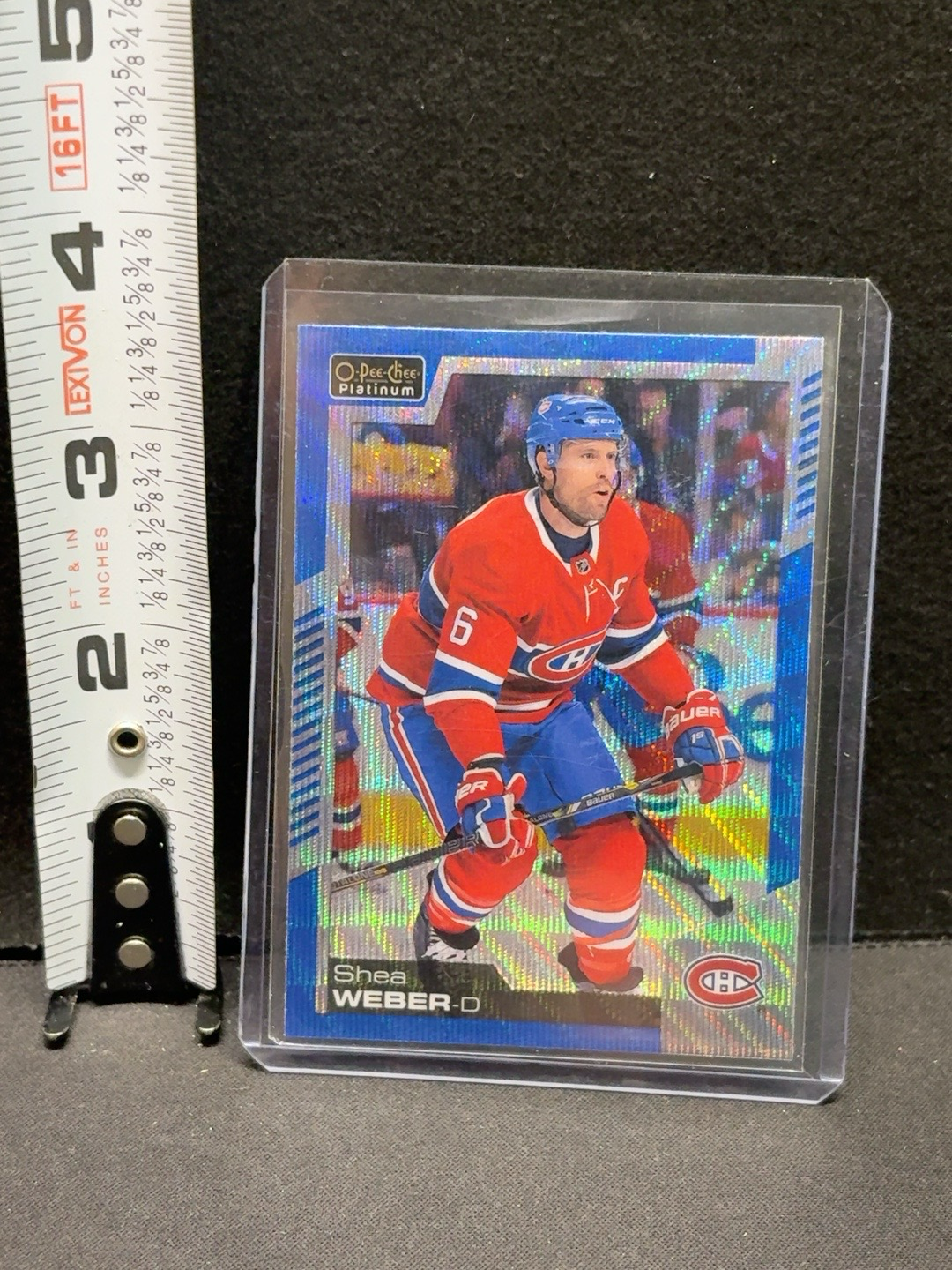 LOT 2026-219 — Carte de hockey Shea Weber – O-Pee-Chee Platinum – Canadiens de Montréal — photo 1