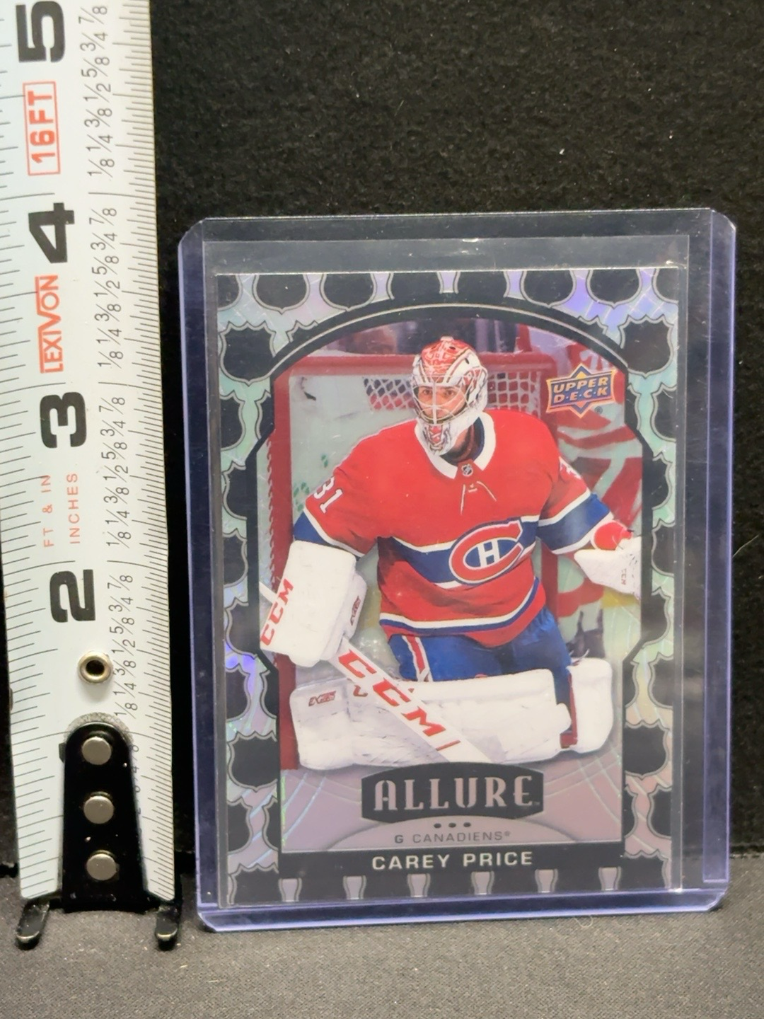 LOT 2026-225 — Carte de hockey Allure de Carey Price, célèbre gardien de but des Canadiens de… — photo 1
