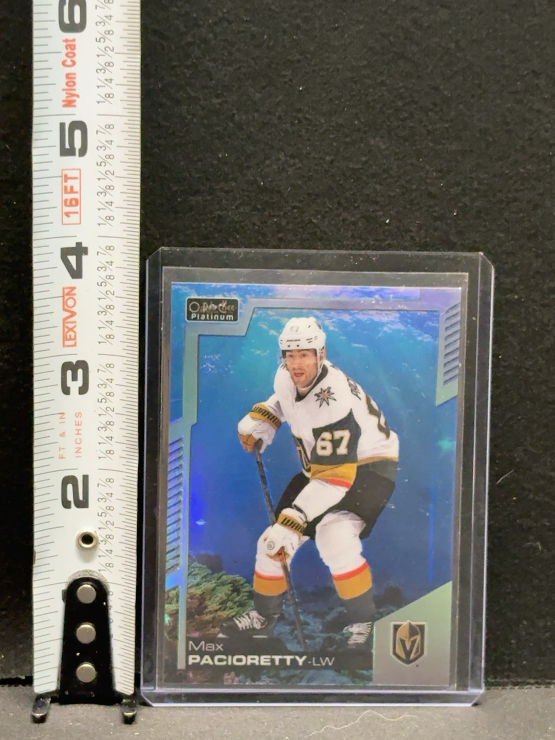 LOT 2026-228 — Carte de hockey O-Pee-Chee Platinum de Max Pacioretty avec fini bleu brillant — photo 1
