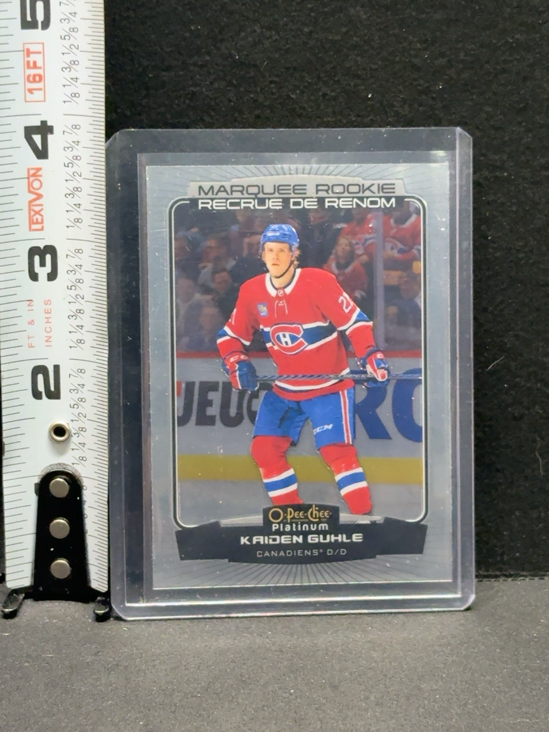 LOT 2026-232 — Carte recrue « Marquee Rookie – Recrue de renom » de Kaiden Guhle, défenseur… — photo 1