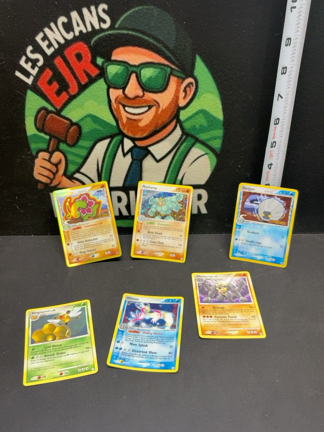LOT 2026-241 — Ensemble de 6 cartes Pokémon variées en anglais — photo 1