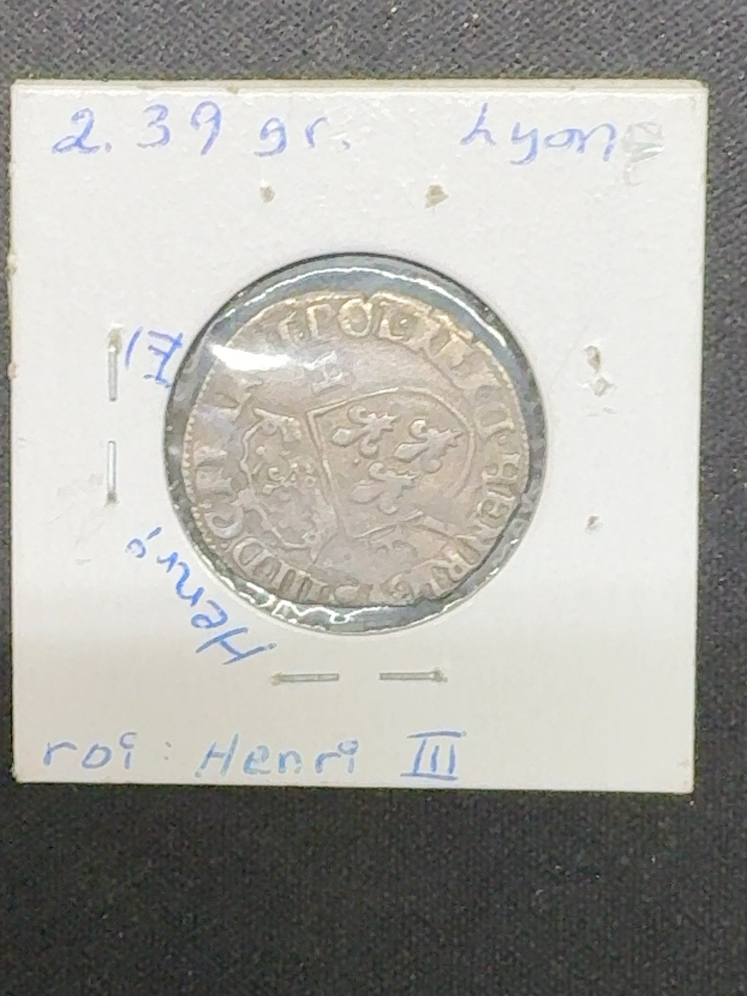 LOT 2026-276 — Monnaie française de 1576 – Henri III – Douzain aux croissants — photo 2