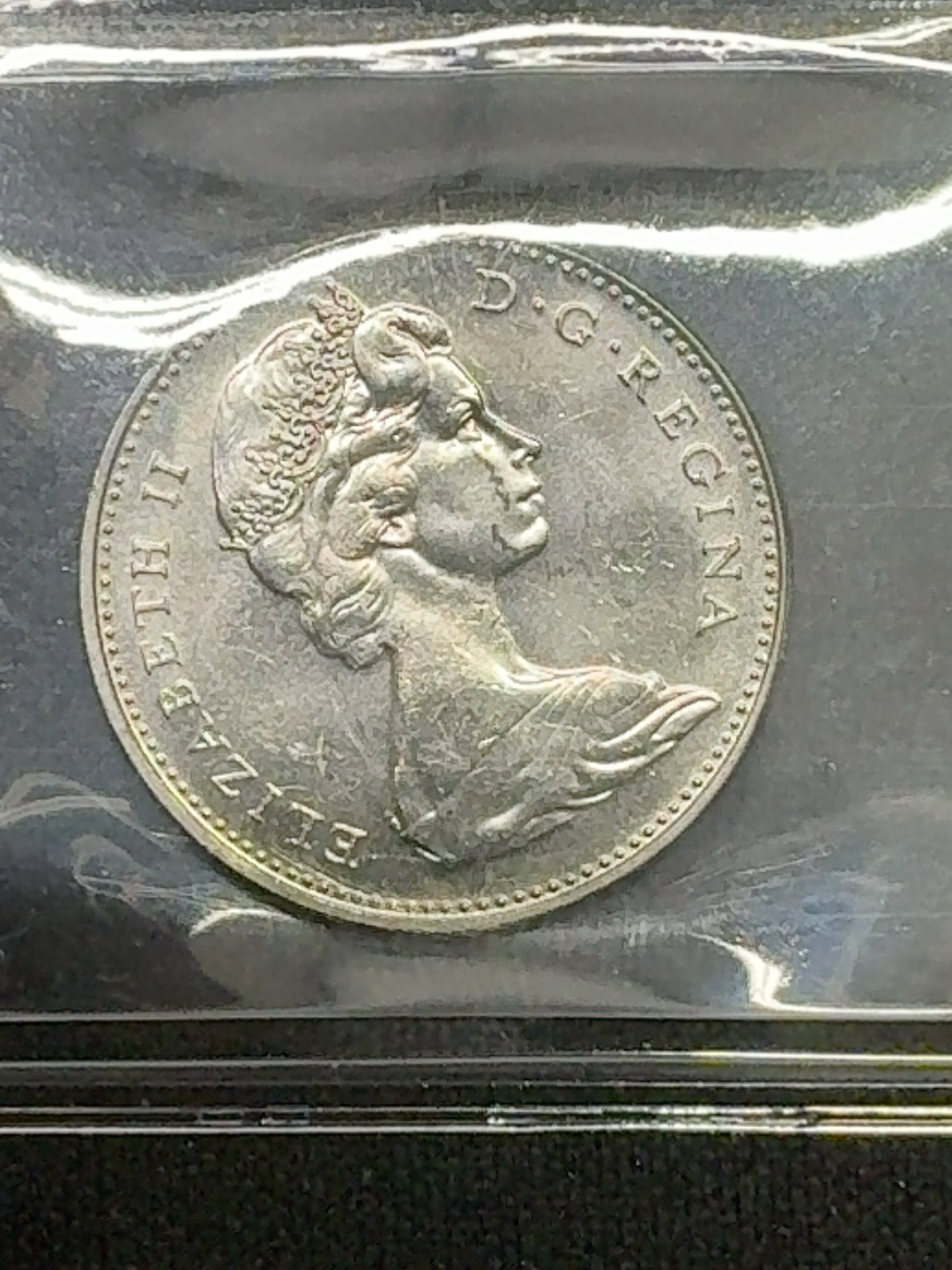 LOT 2026-278 — Pièce canadienne de 5 cents de 1968 certifiée ICCS MS-62 — photo 2