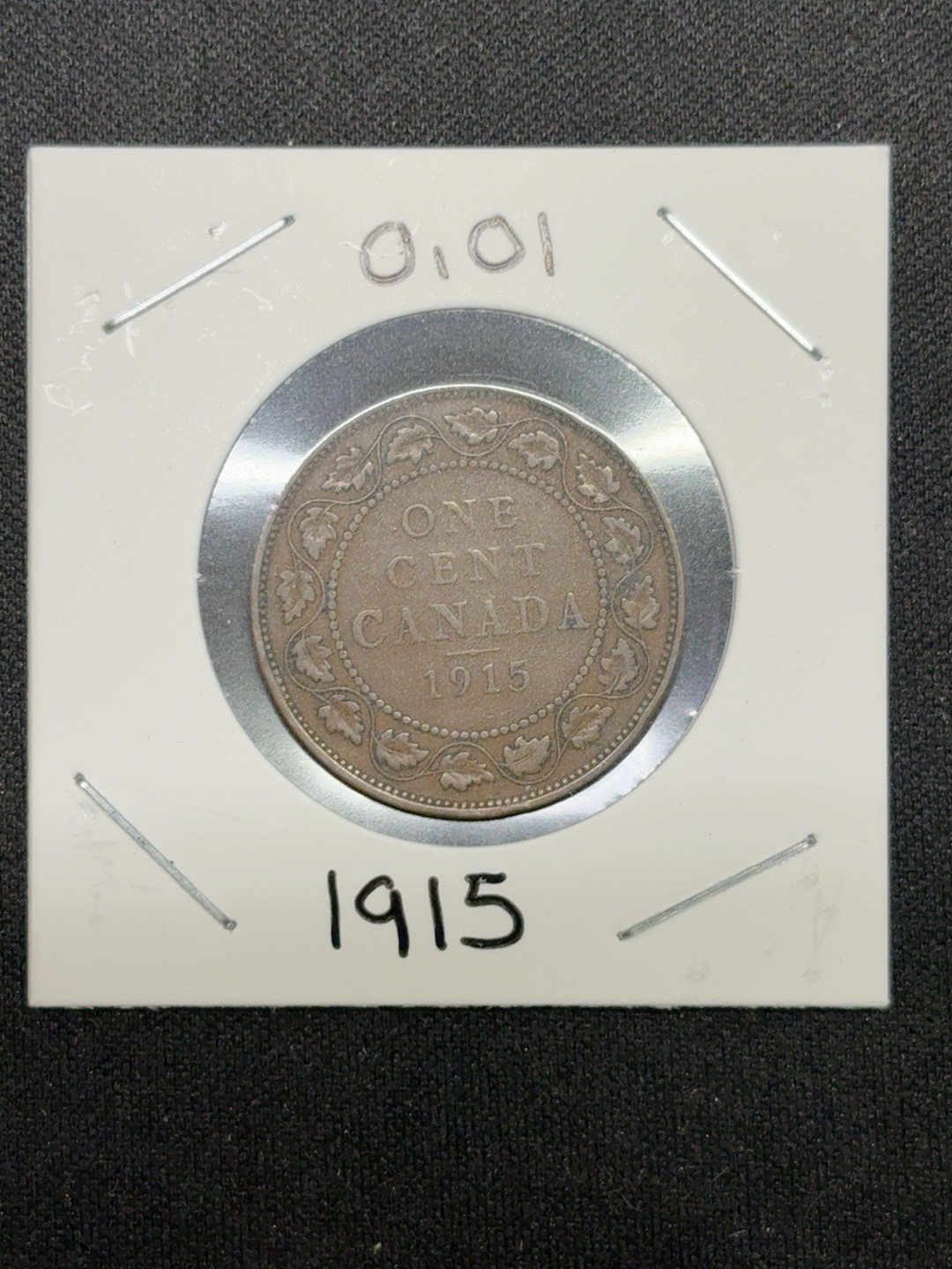 LOT 2026-283 — Pièce canadienne de 1 cent de 1915 – Grand cent — photo 1