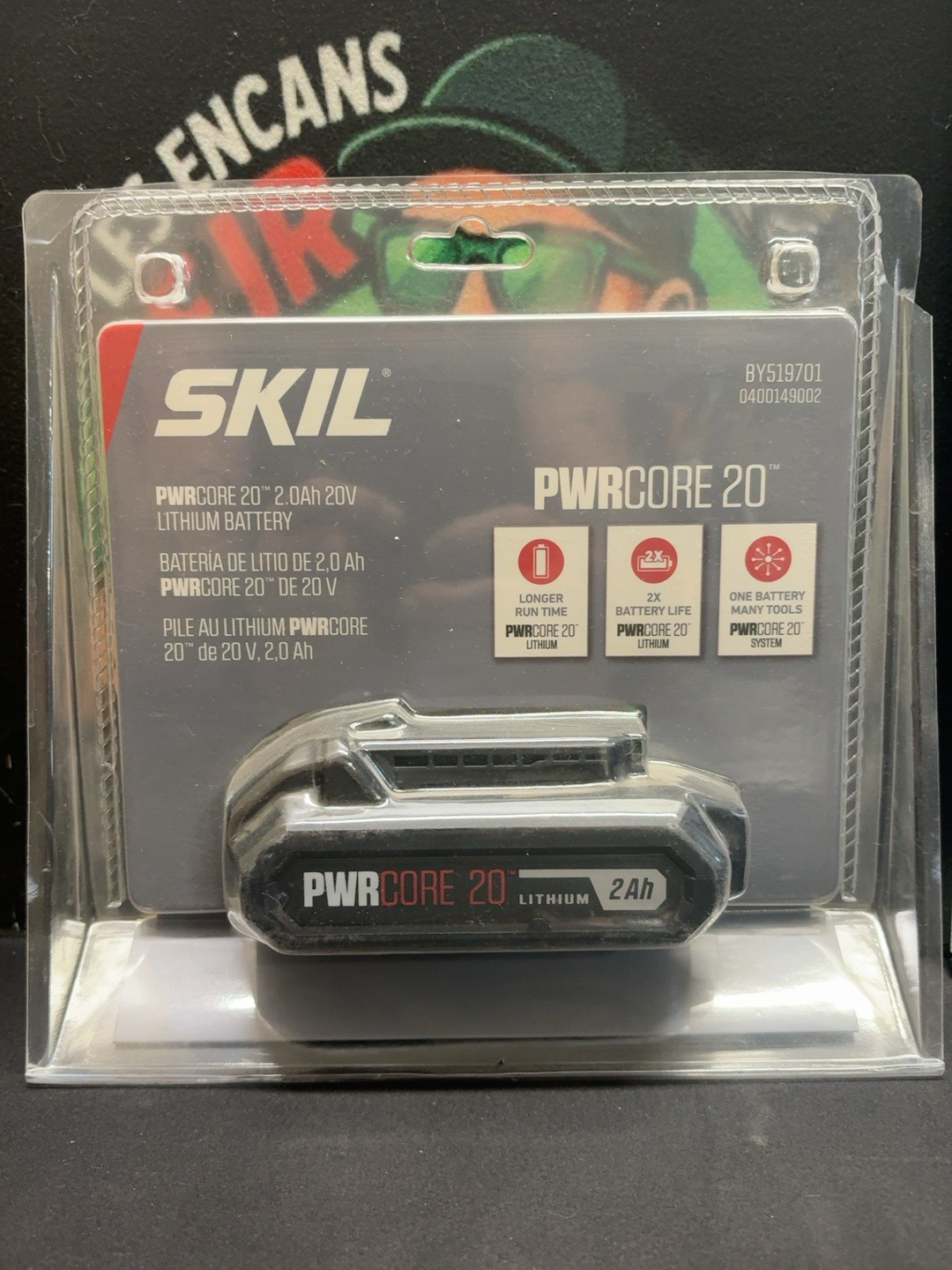 LOT 2026-289 — Batterie au lithium SKIL PWRCORE 20 V – 2,0 Ah — photo 1