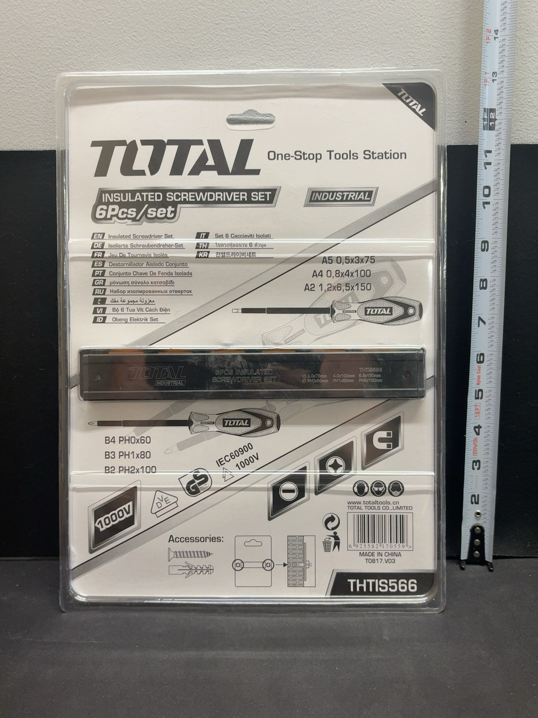 LOT 2026-291 — Ensemble de 6 tournevis isolés TOTAL – 1 000 V — photo 2
