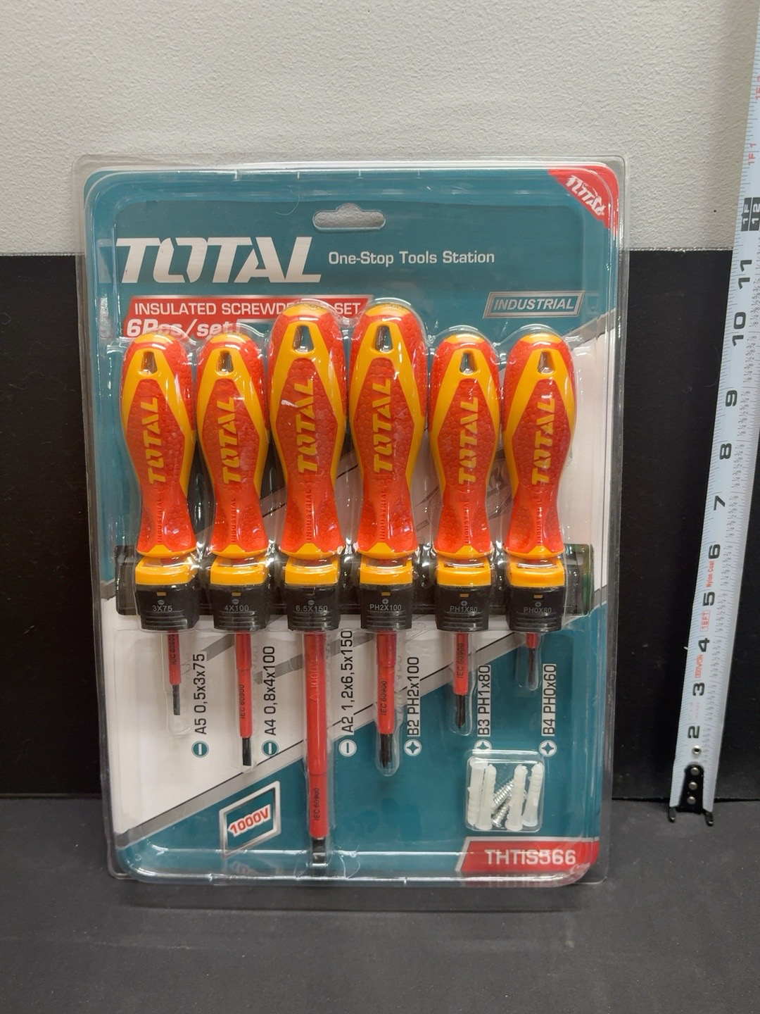 LOT 2026-291 — Ensemble de 6 tournevis isolés TOTAL – 1 000 V — photo 1