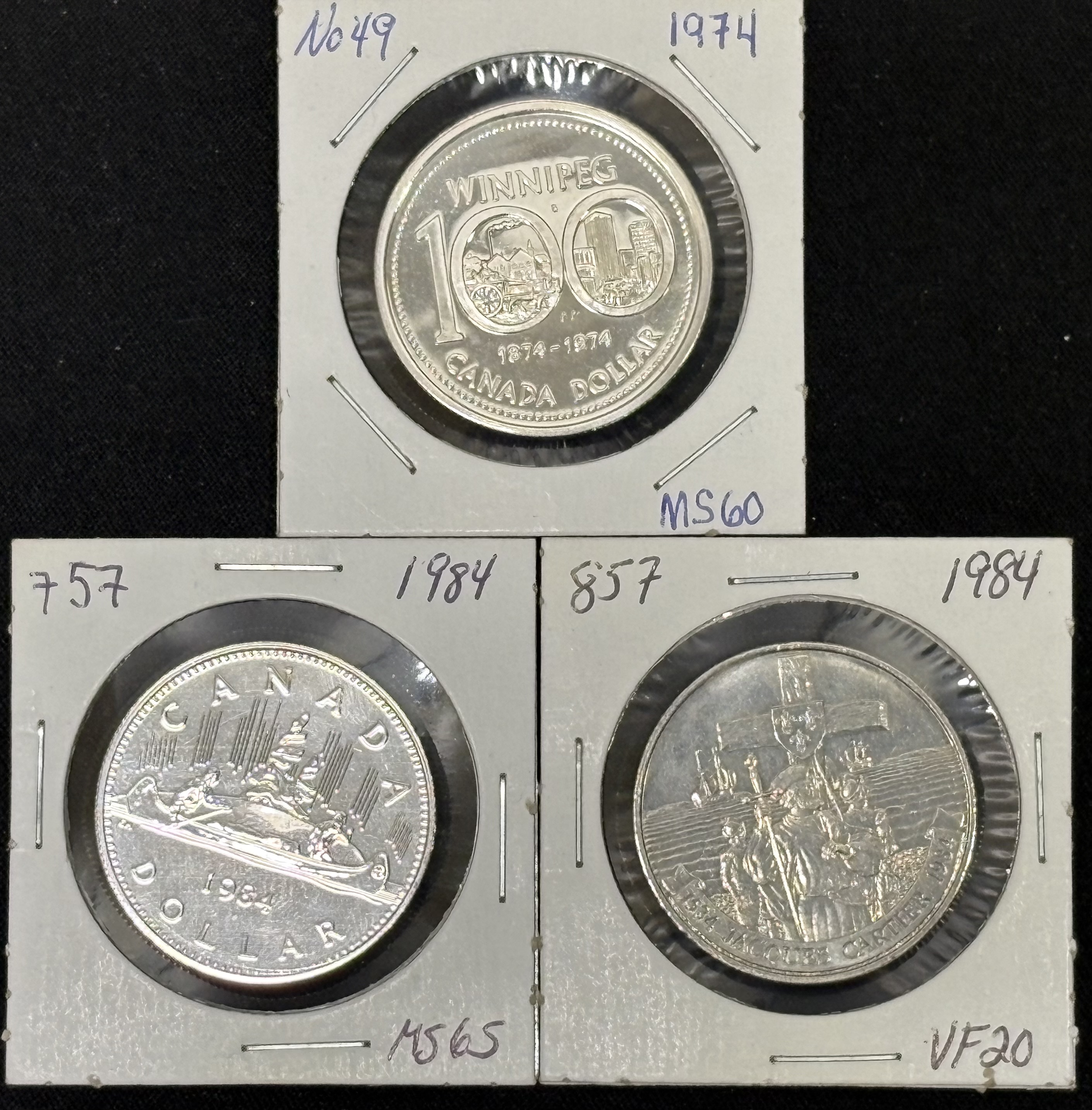 LOT 2026-003 — 1 $ Canada 1974 – Centenaire de Winnipeg