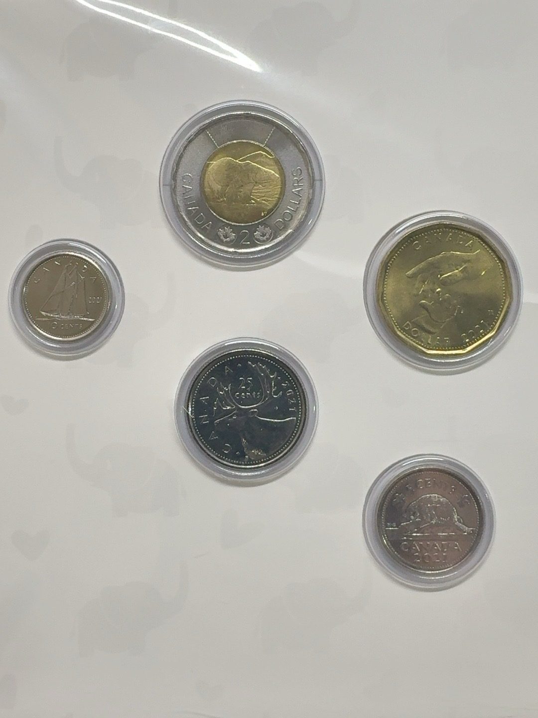 LOT 2026-317 — Ensemble-cadeau de naissance 2021 – Monnaie royale canadienne – 5 pièces — photo 3