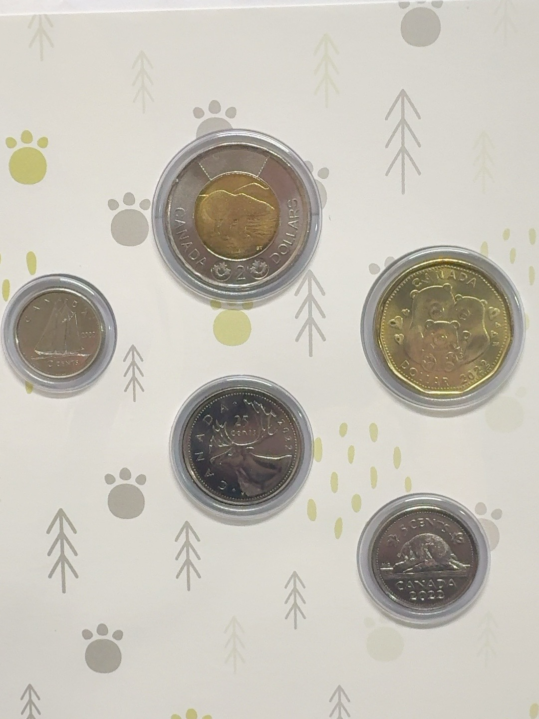 LOT 2026-318 — Ensemble-cadeau de naissance 2022 – Monnaie royale canadienne – 5 pièces — photo 4