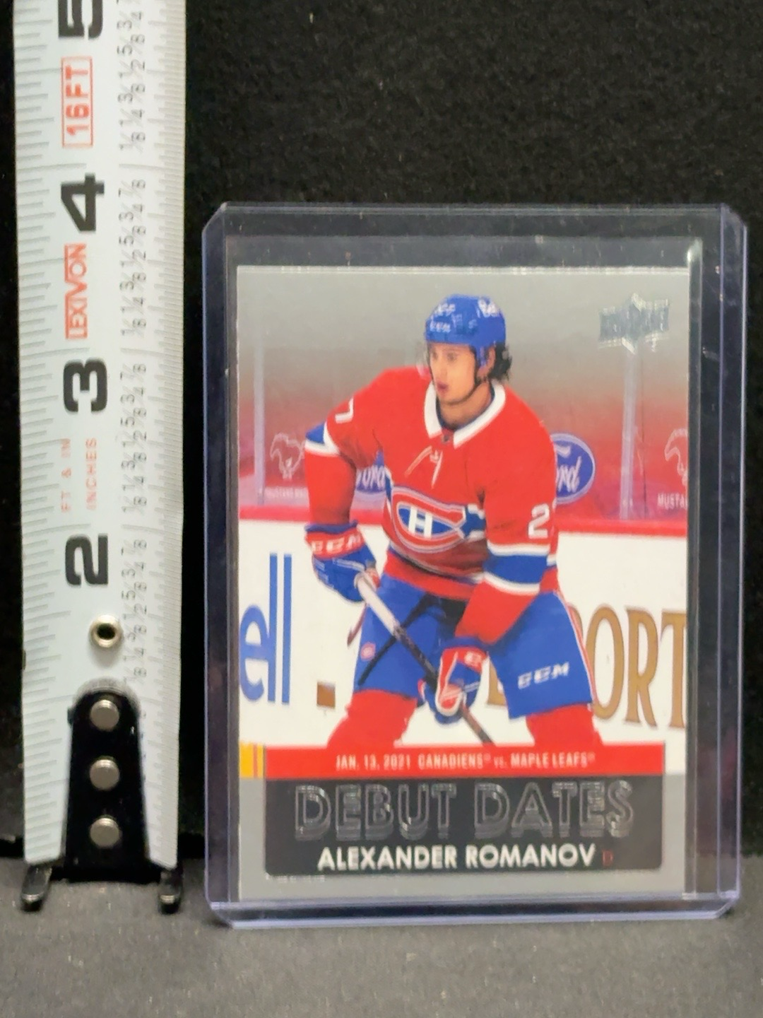 LOT 2026-330 — Carte de hockey Alexander Romanov – Upper Deck Debut Dates — photo 1