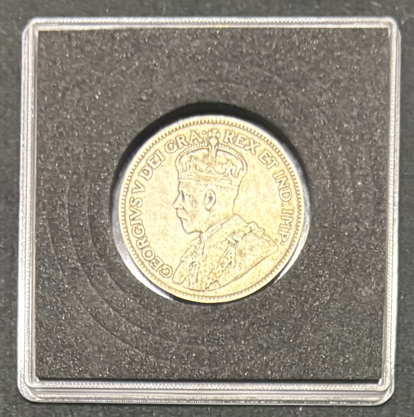 LOT 2026-034 — 25 cents Terre-Neuve 1917 – Roi George V – Argent — photo 2