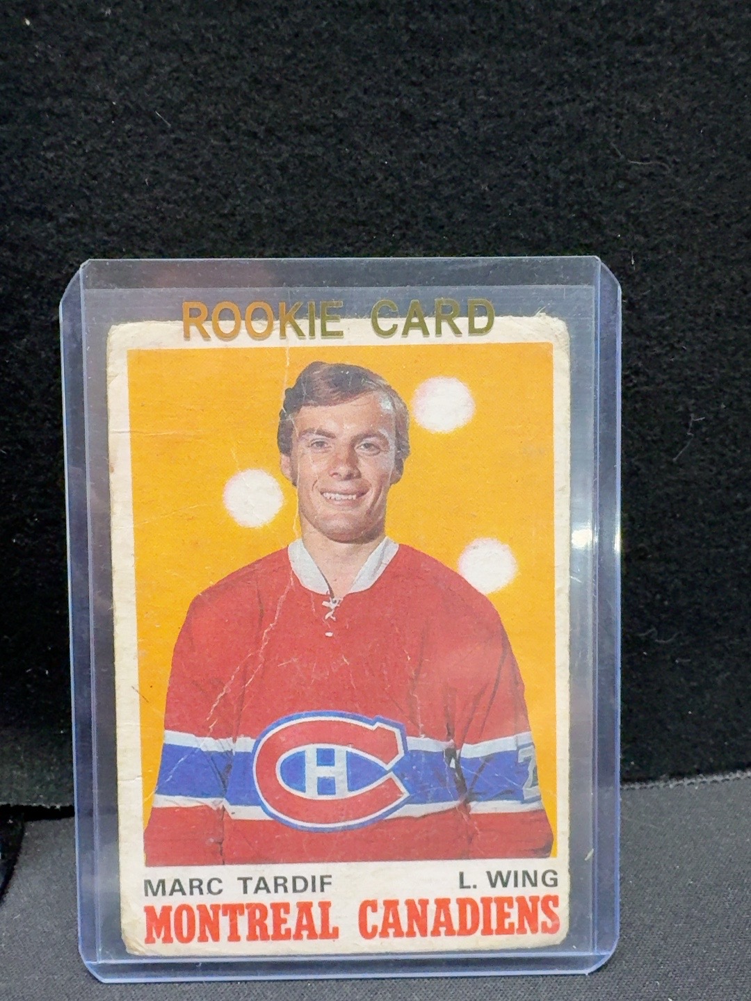 LOT 2026-349 — Carte recrue vintage – Marc Tardif – Canadiens de Montréal — photo 1