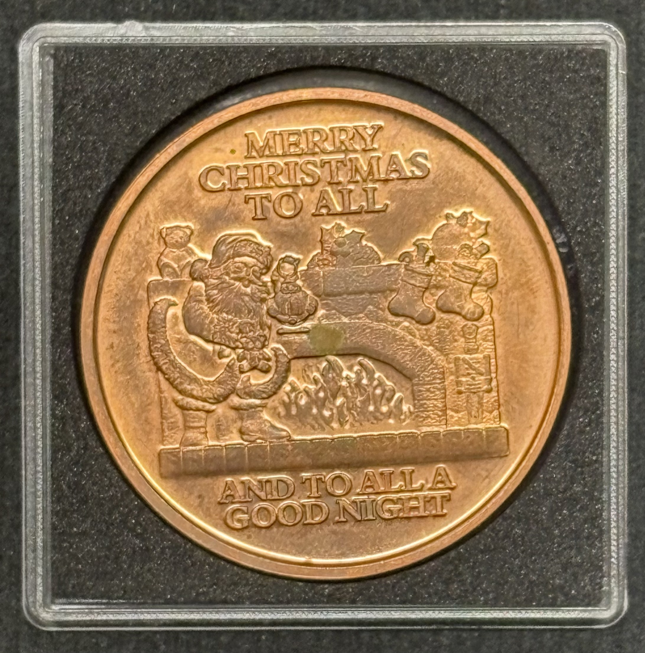 LOT 2026-036 — Ronde de collection de Noël – Cuivre fin .999 – 1 once — photo 2