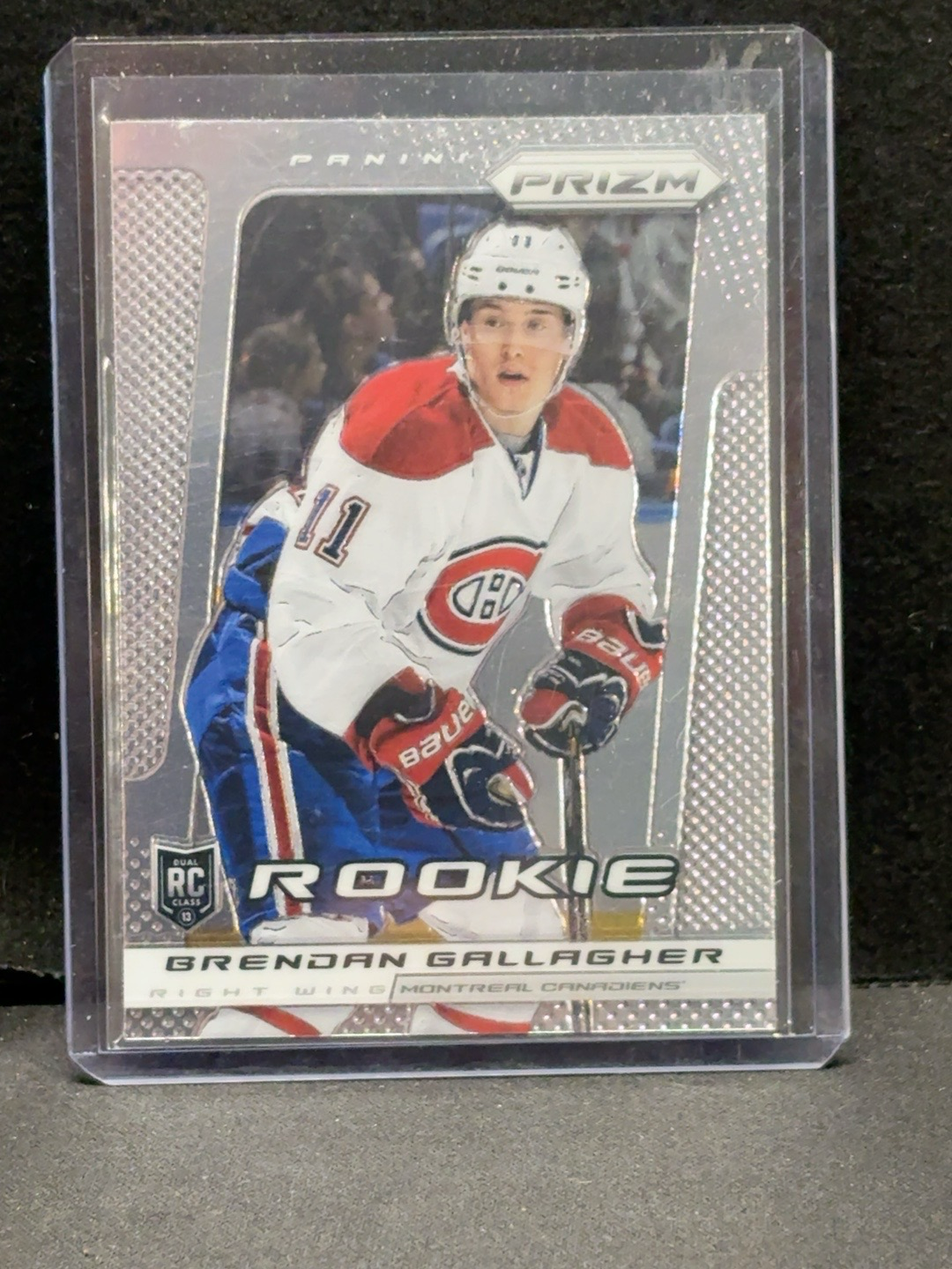 LOT 2026-356 — Carte recrue – Brendan Gallagher – Panini Prizm – Canadiens de Montréal — photo 1