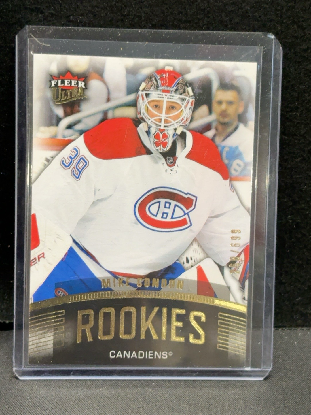 LOT 2026-357 — Carte recrue Mike Condon – Fleer Ultra Rookies – Canadiens de Montréal — photo 1