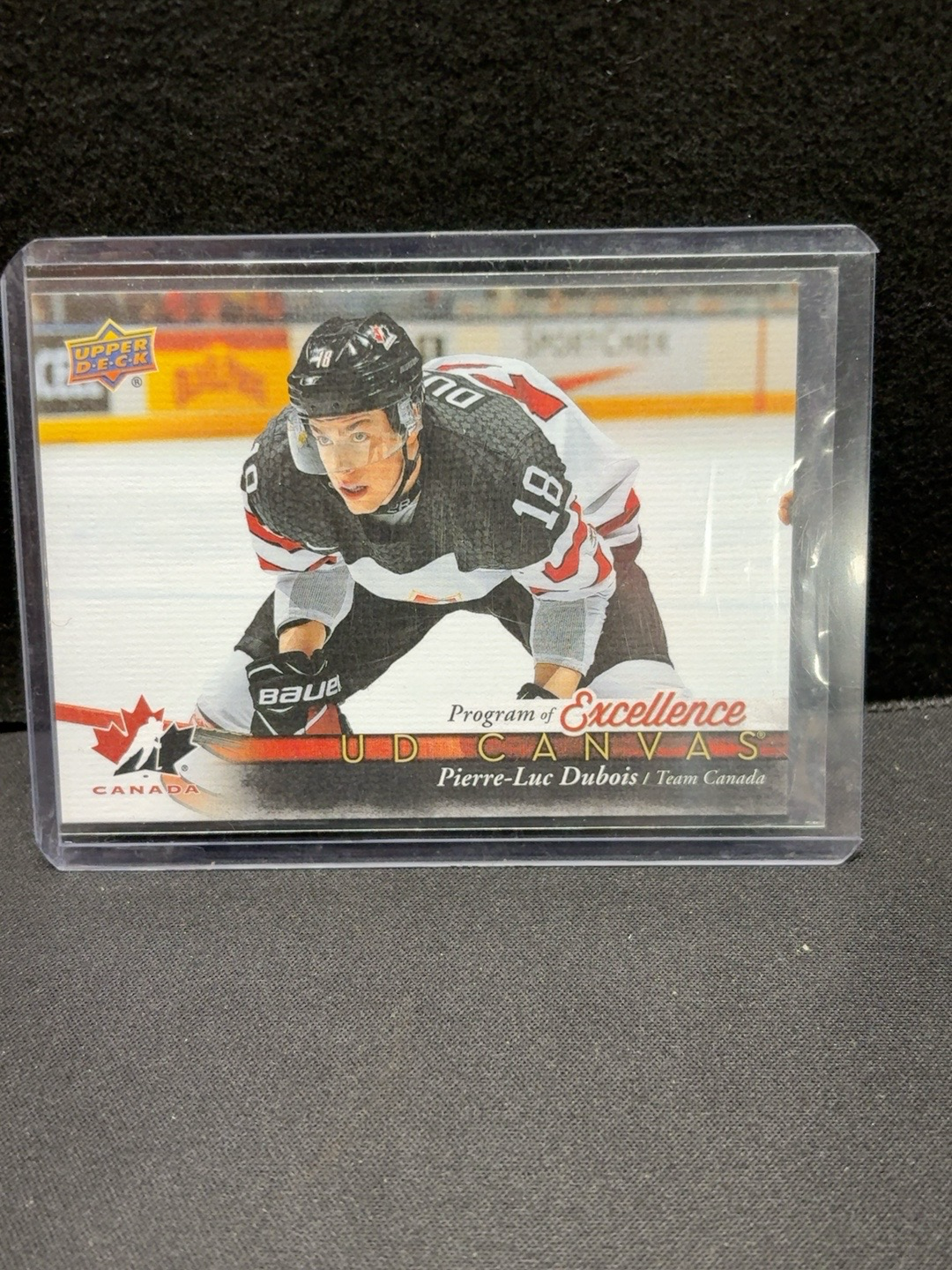 LOT 2026-363 — Carte de hockey Pierre-Luc Dubois – Upper Deck UD Canvas – Program of… — photo 1