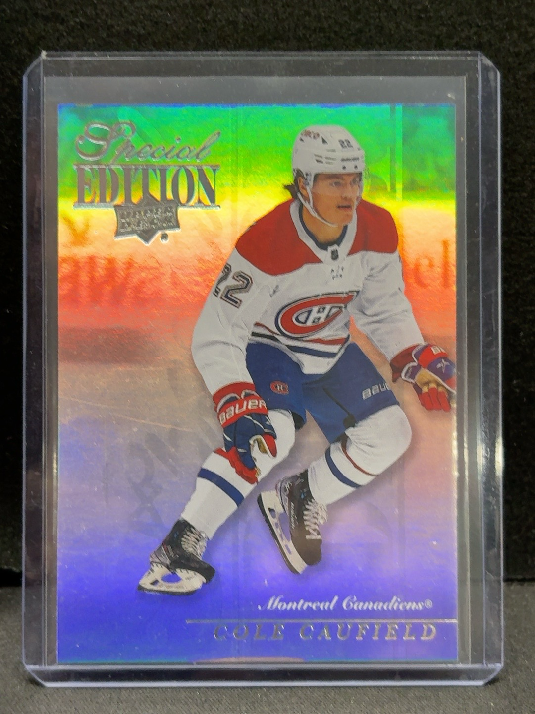 LOT 2026-365 — Carte de hockey Cole Caufield – Upper Deck Special Edition – Canadiens de… — photo 1
