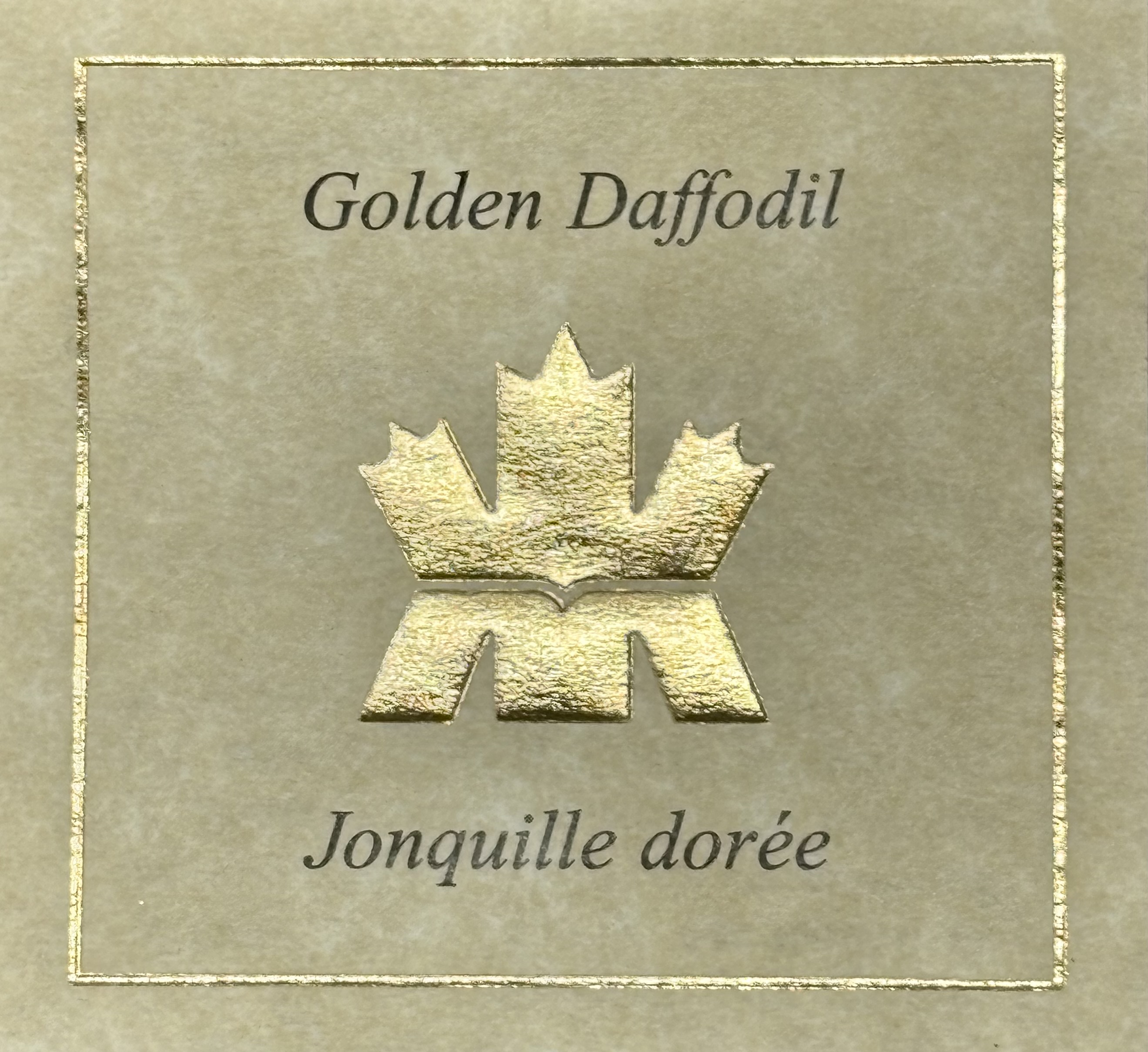 LOT 2026-037 — Canada 2003 – 50 cents « Jonquille dorée » – Argent sterling 92,5 % – Épreuve numismatique — photo 4