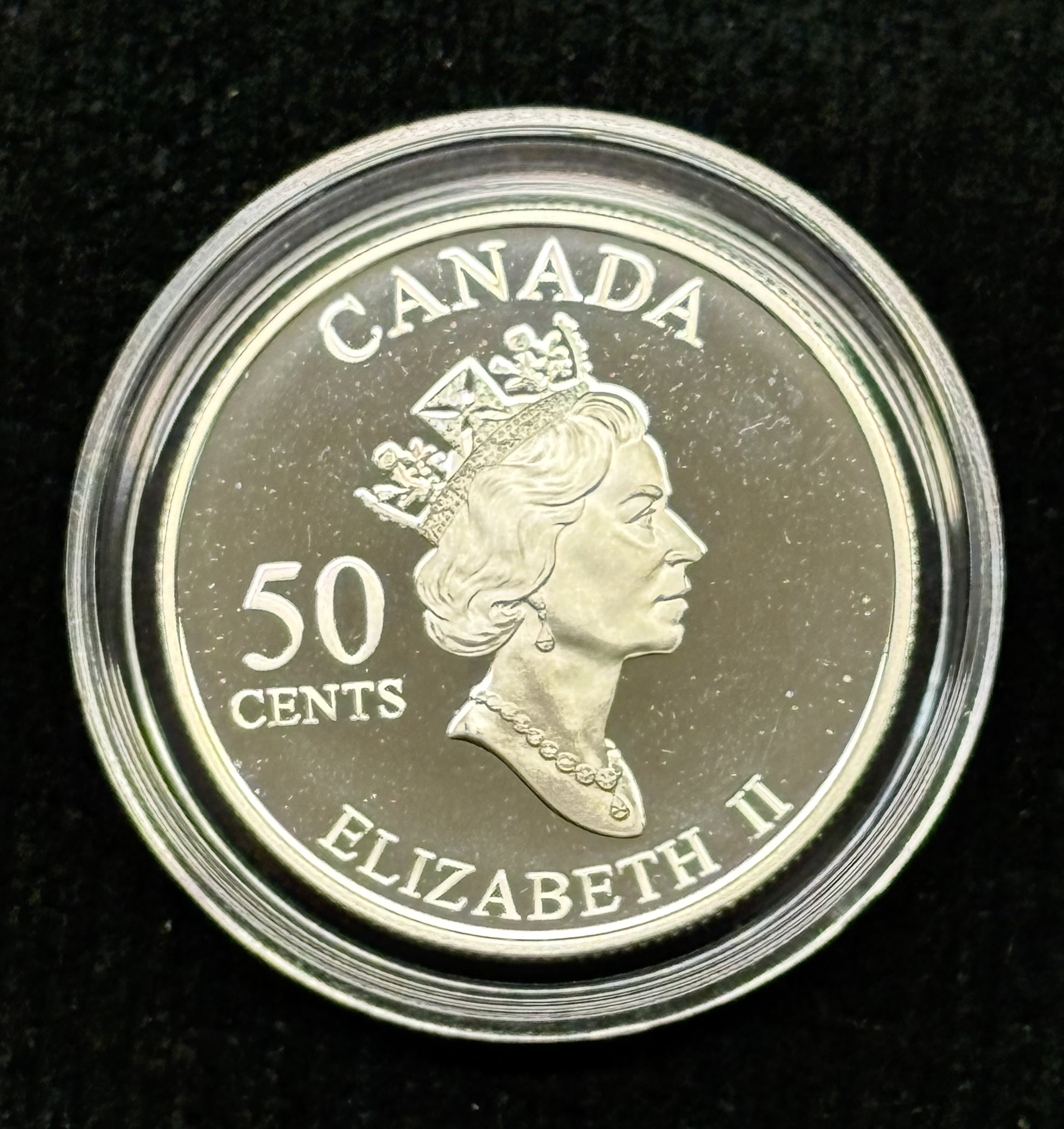 LOT 2026-037 — Canada 2003 – 50 cents « Jonquille dorée » – Argent sterling 92,5 % – Épreuve numismatique — photo 3