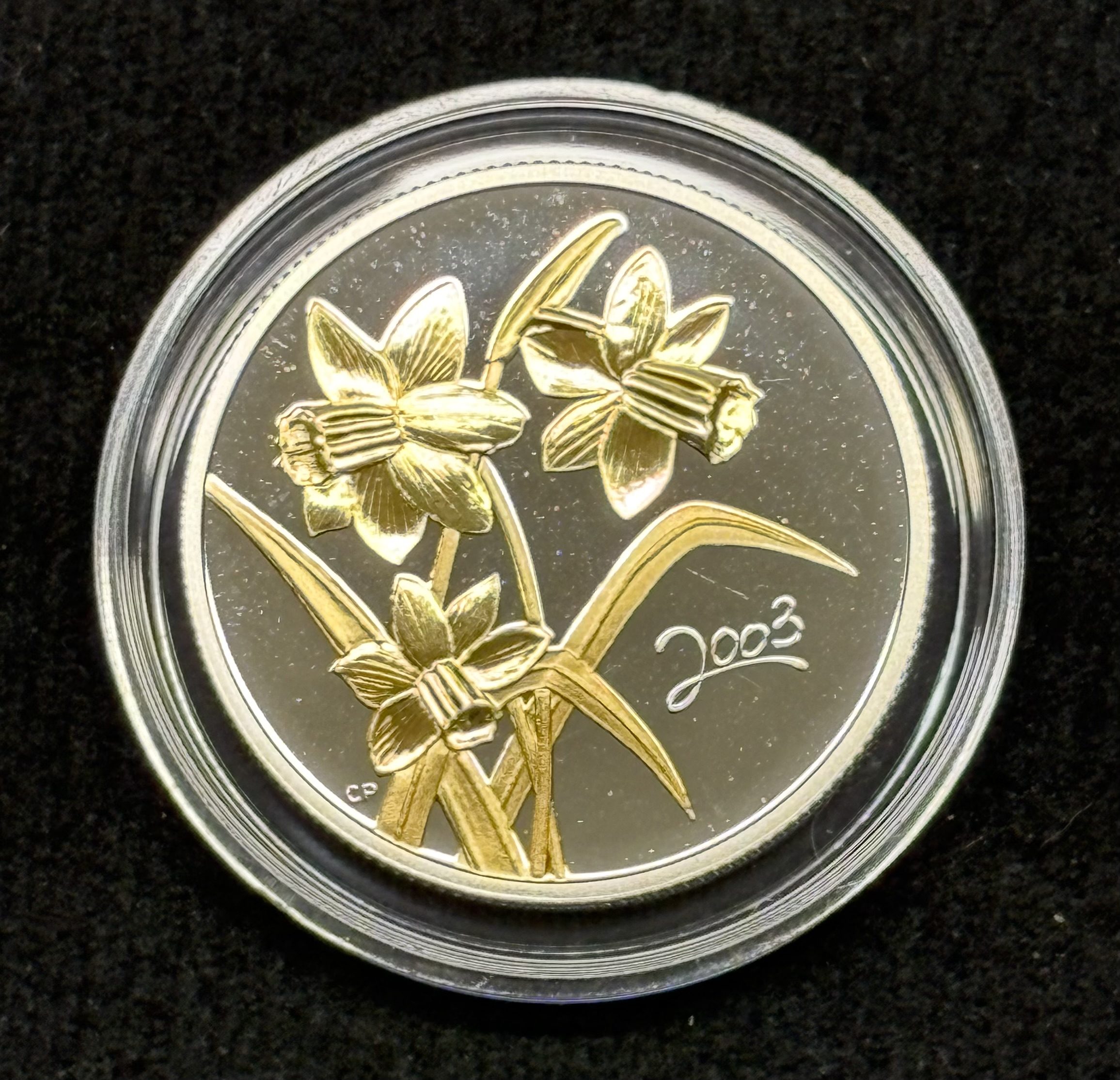 LOT 2026-037 — Canada 2003 – 50 cents « Jonquille dorée » – Argent sterling 92,5 % – Épreuve numismatique — photo 2