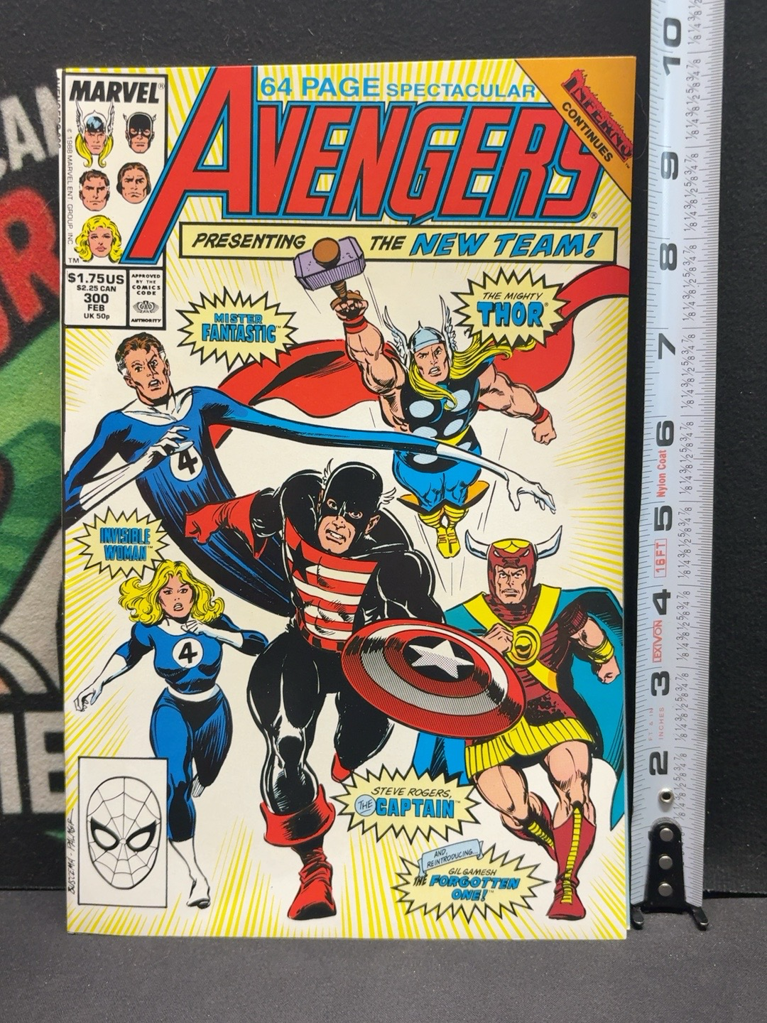 LOT 2026-368 — BD Marvel The Avengers no 300, publiée en février 1989 — photo 1