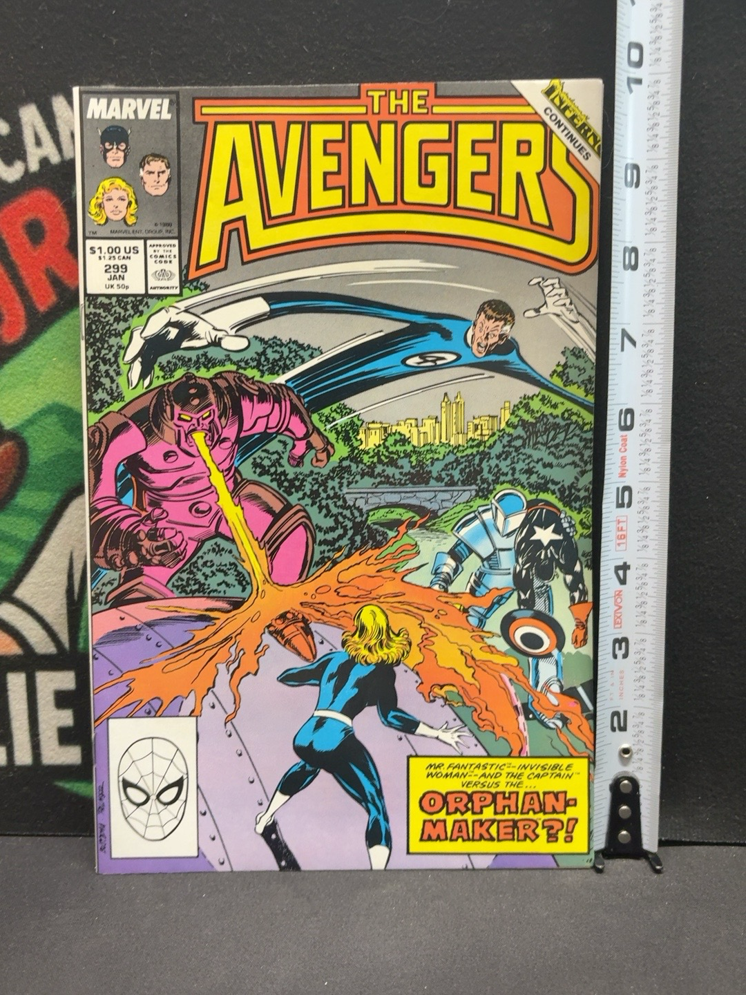 LOT 2026-369 — BD Marvel The Avengers no 299, publiée en janvier 1989 — photo 1
