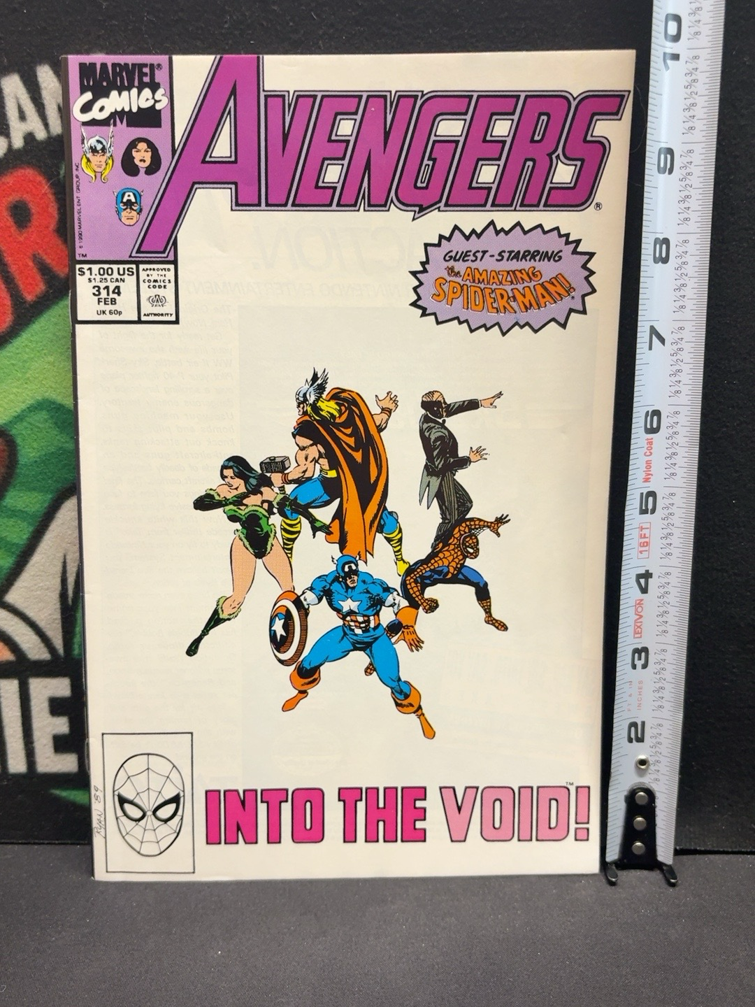 LOT 2026-371 — BD Marvel The Avengers no 314, publiée en février 1990 — photo 1