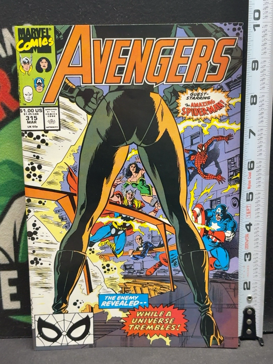 LOT 2026-372 — BD Marvel The Avengers no 315, publiée en mars 1990 — photo 1