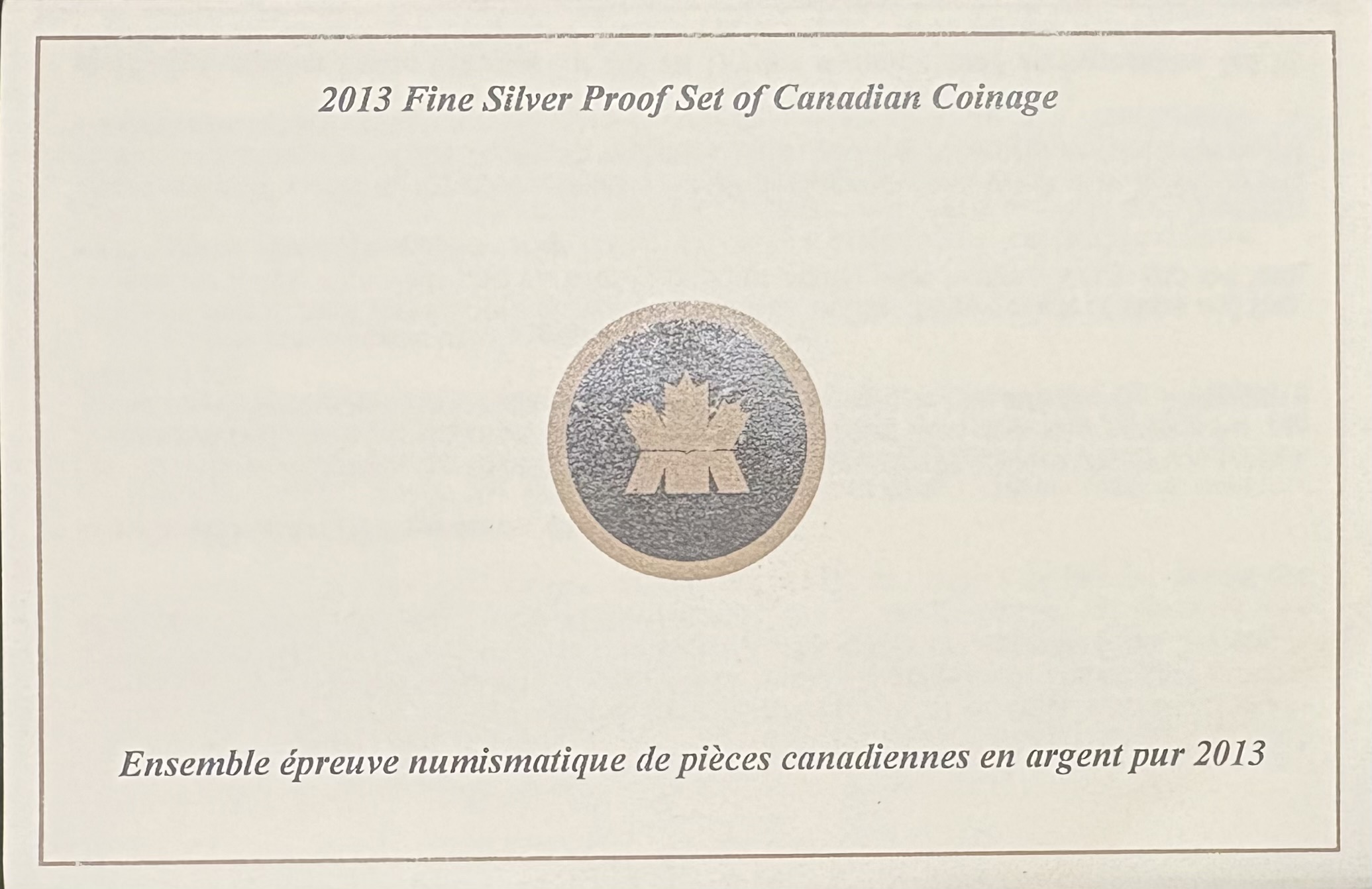LOT 2026-038 — Ensemble épreuve numismatique 2013 – 7 pièces canadiennes en argent pur .9999 – Monnaie ro — photo 7